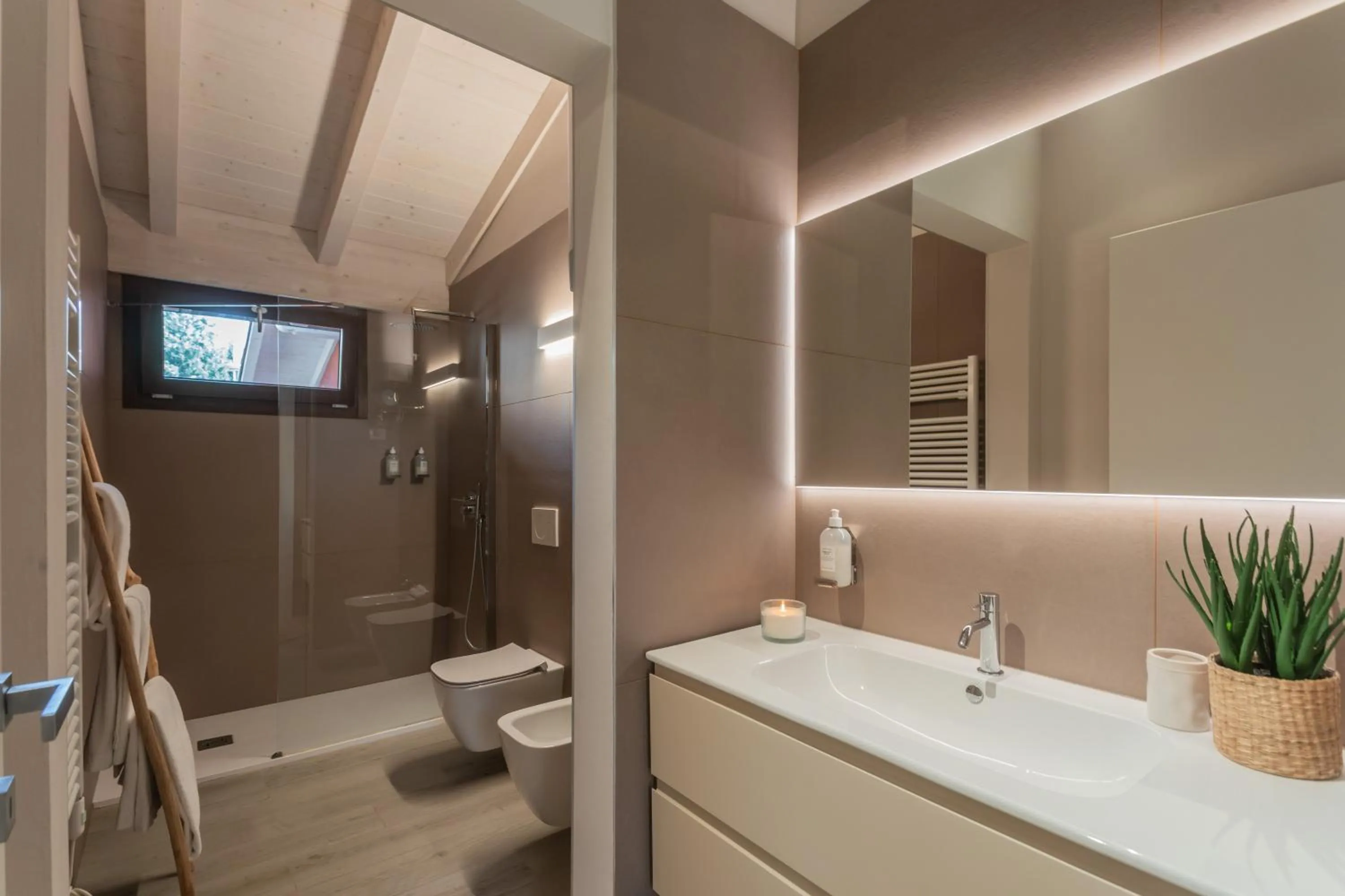 Shower in Villa Il Platano