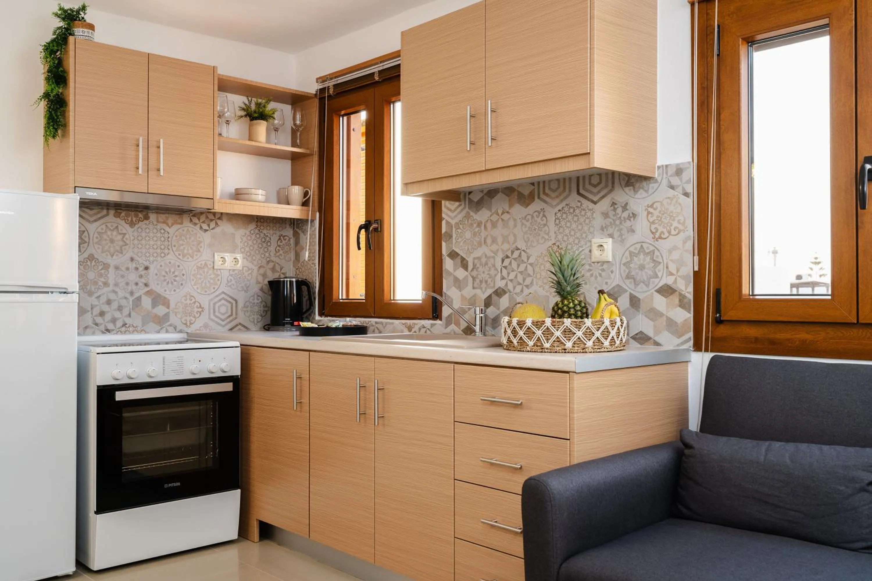 Kitchen or kitchenette in NaxosAir1