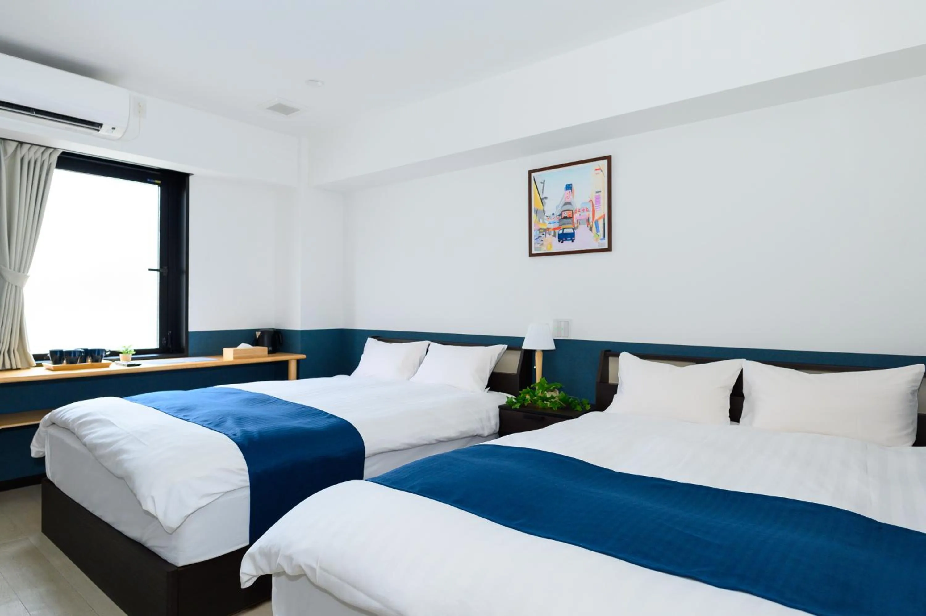 Bed in Ueno Woo Hotel