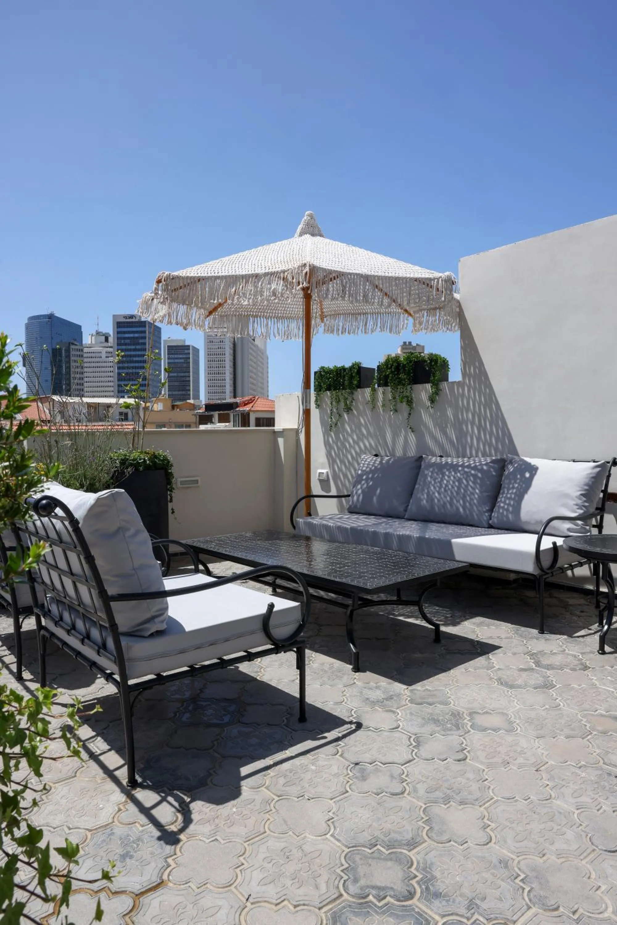 Patio in Allegro Neve Tzedek Boutique Suites - By HOMY