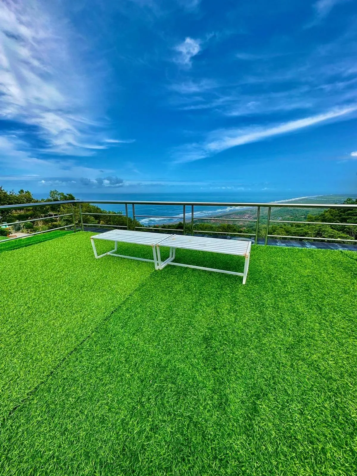 Balcony/Terrace in Glamping Omah Kayu at Watu Paris Jogja