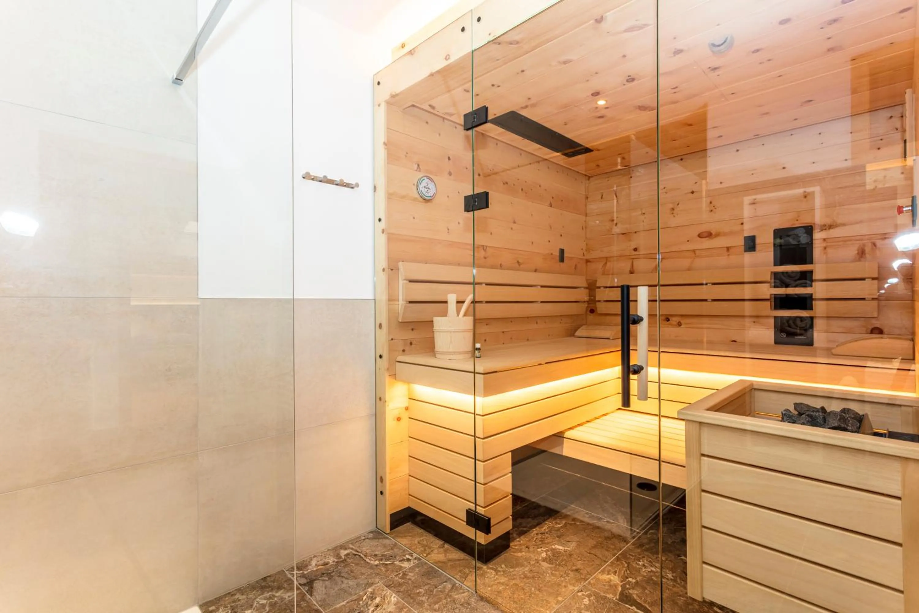 Sauna in Biobauernhof Schneiderbauer
