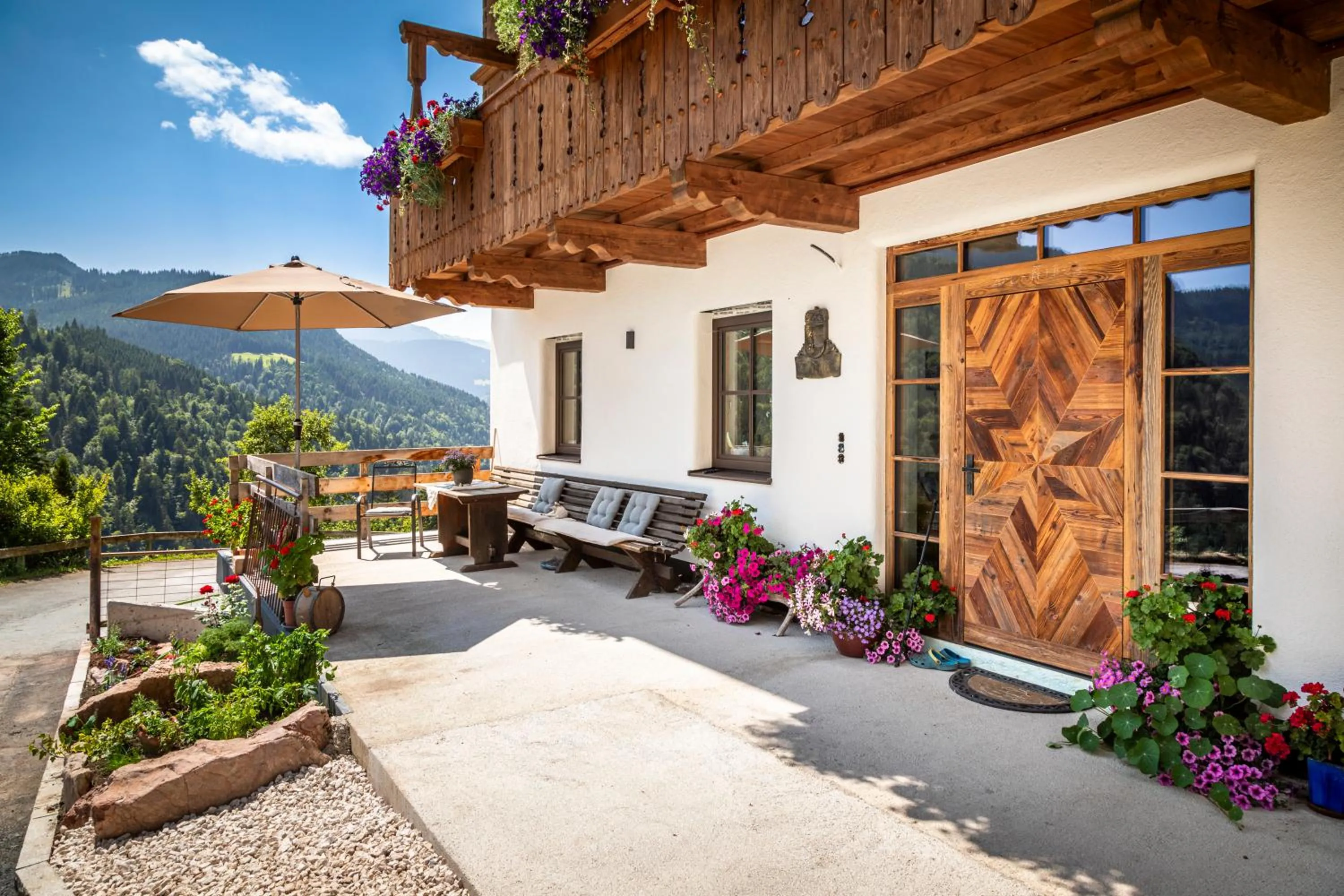 Balcony/Terrace in Biobauernhof Schneiderbauer