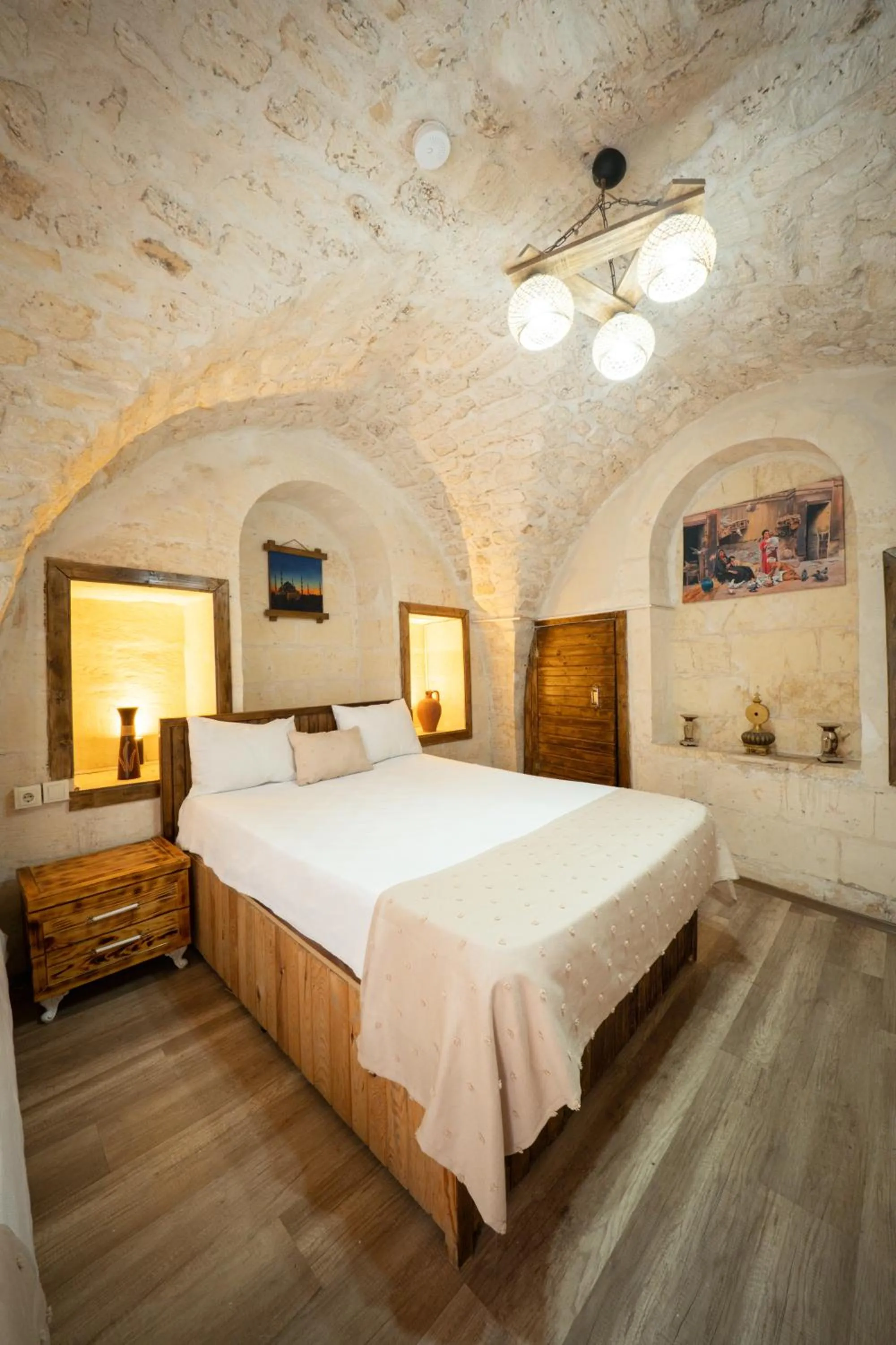 Bed in KARAGÜL Hotel