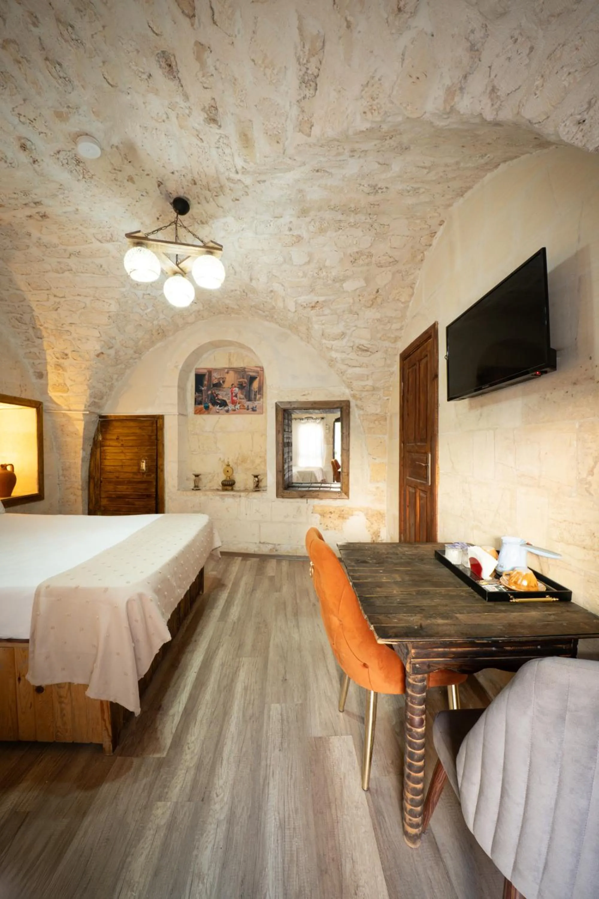 Bed in KARAGÜL Hotel