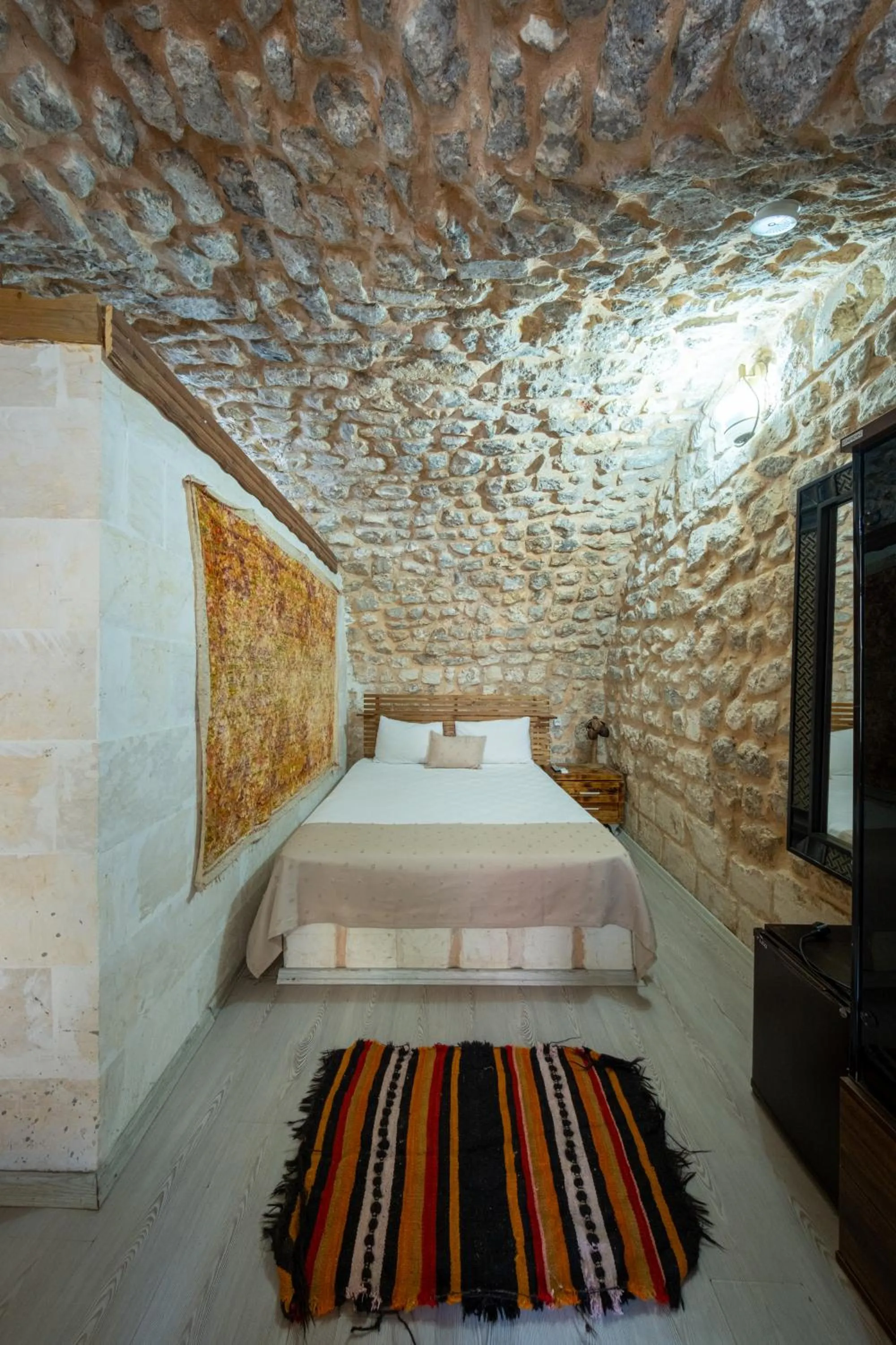 Bed in KARAGÜL Hotel