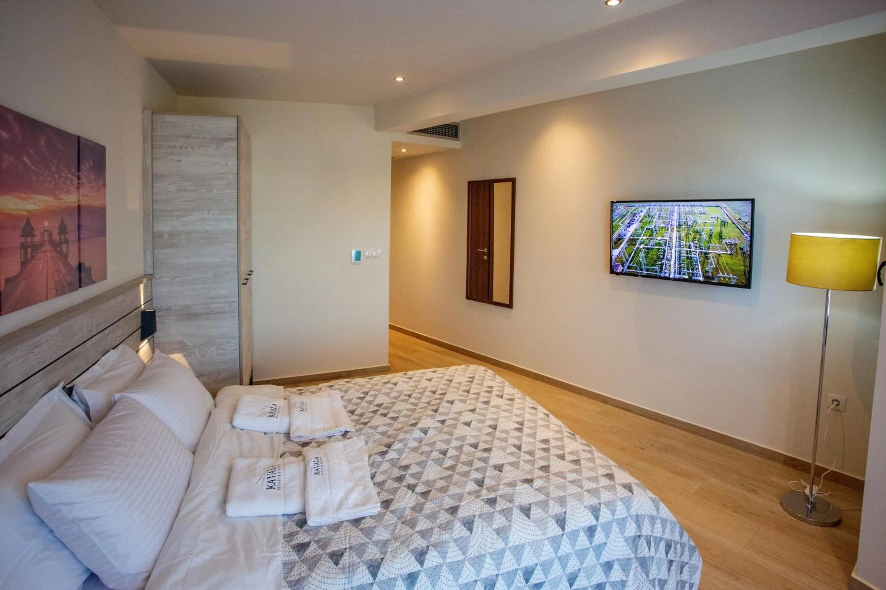 Bed in Kavala Resort & Spa