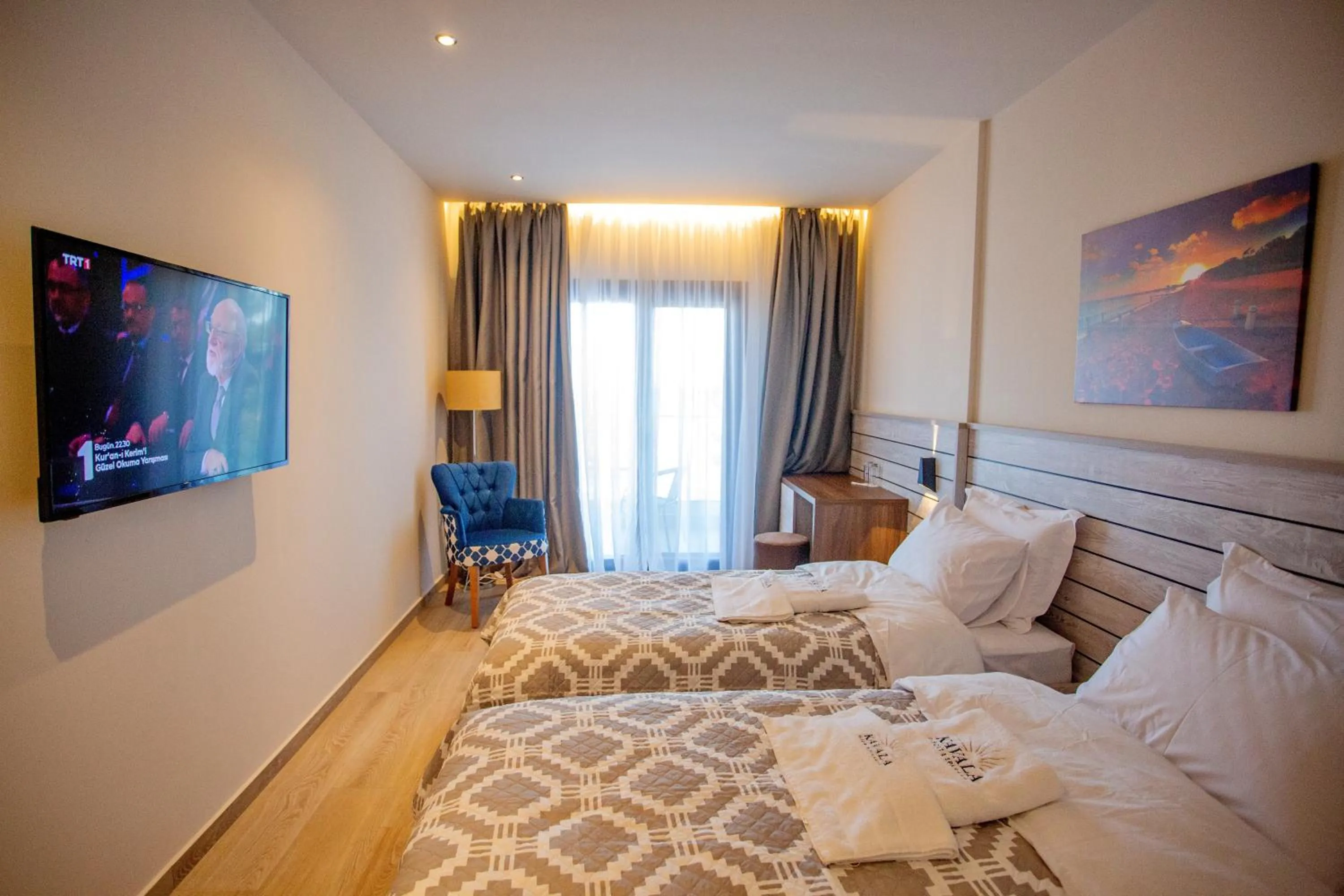 Bed in Kavala Resort & Spa