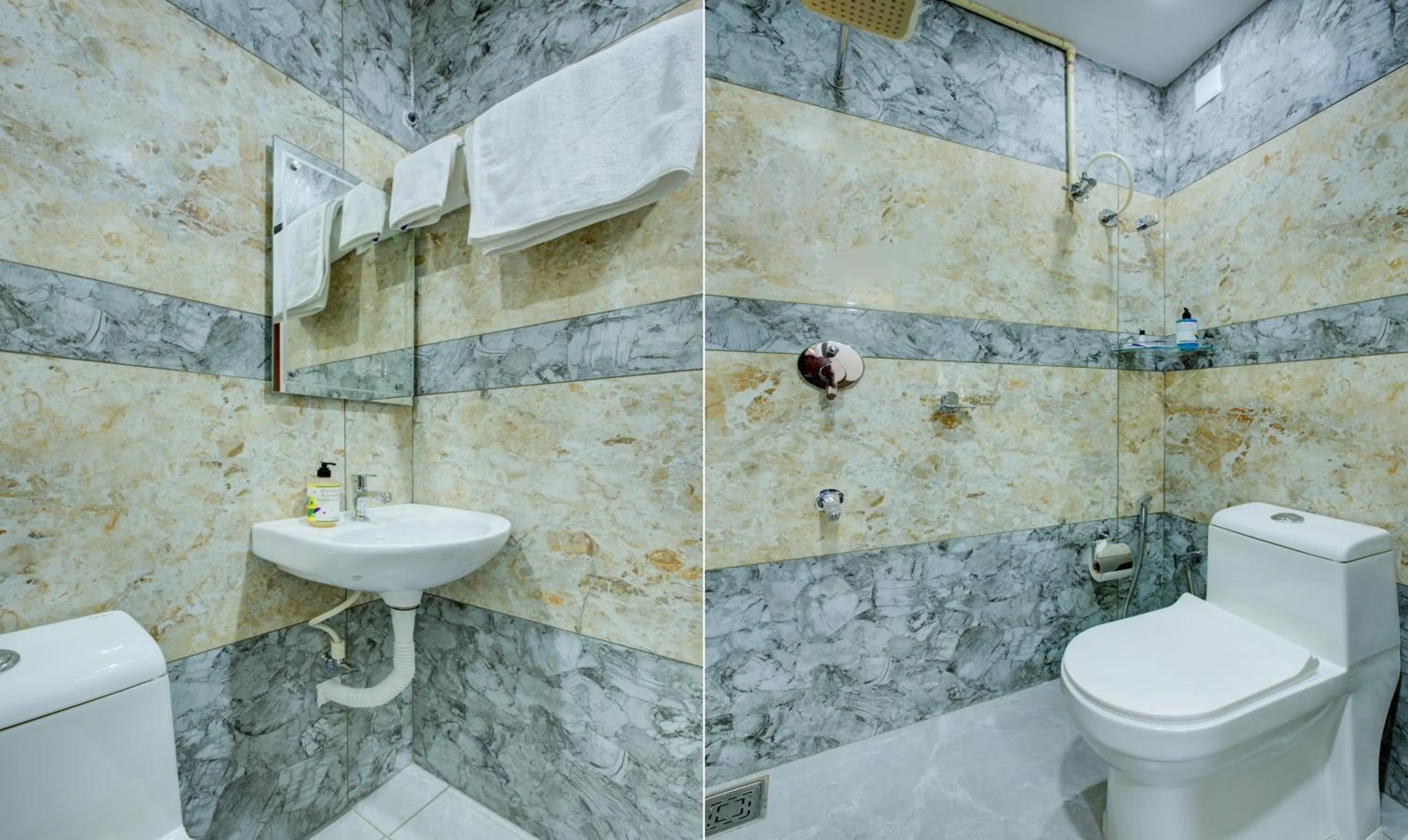 Toilet in Treebo Love Shore Residency, Near Lakeshore Hospital