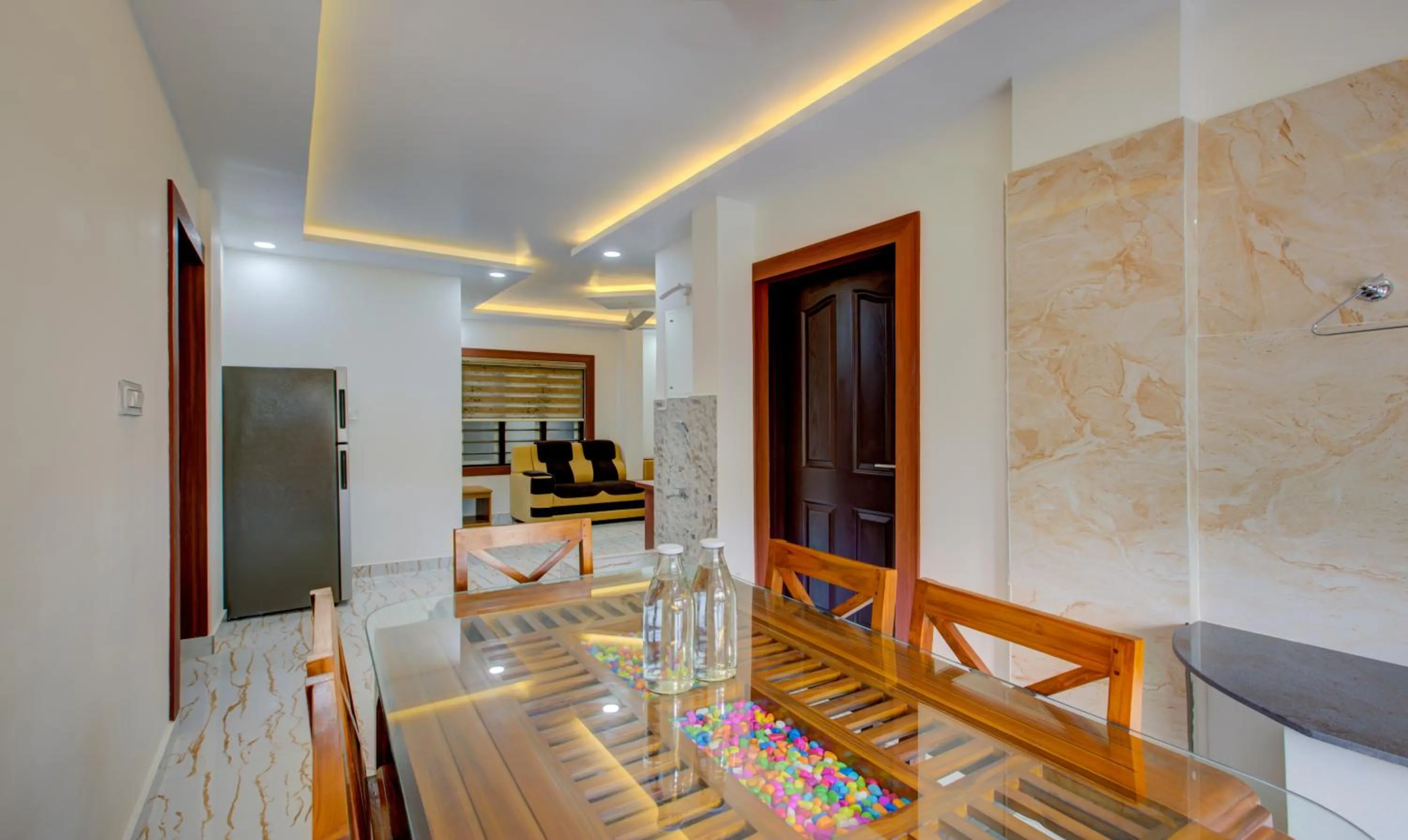 Seating area in Treebo Love Shore Residency, Near Lakeshore Hospital