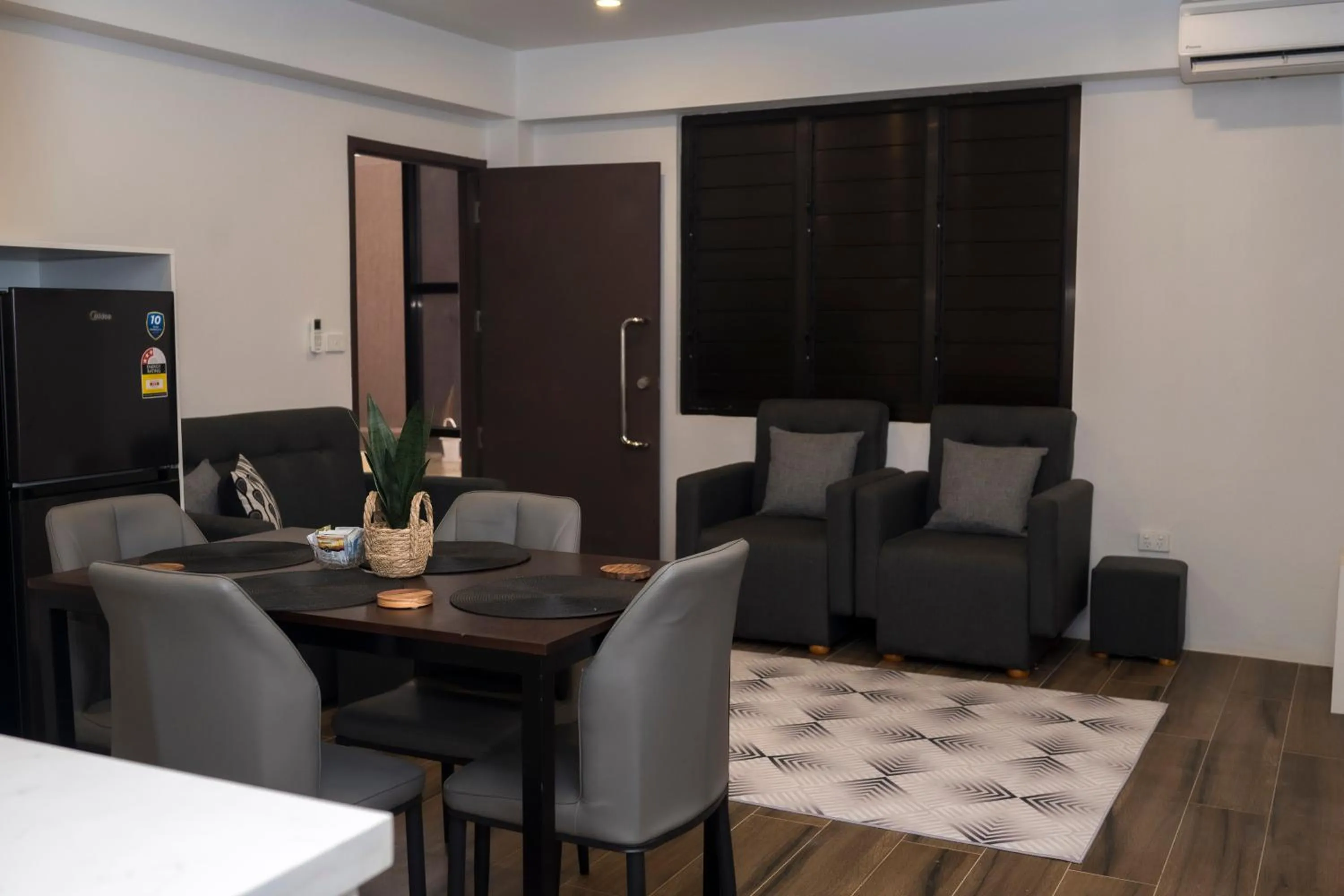 Living room in Garden Apartments