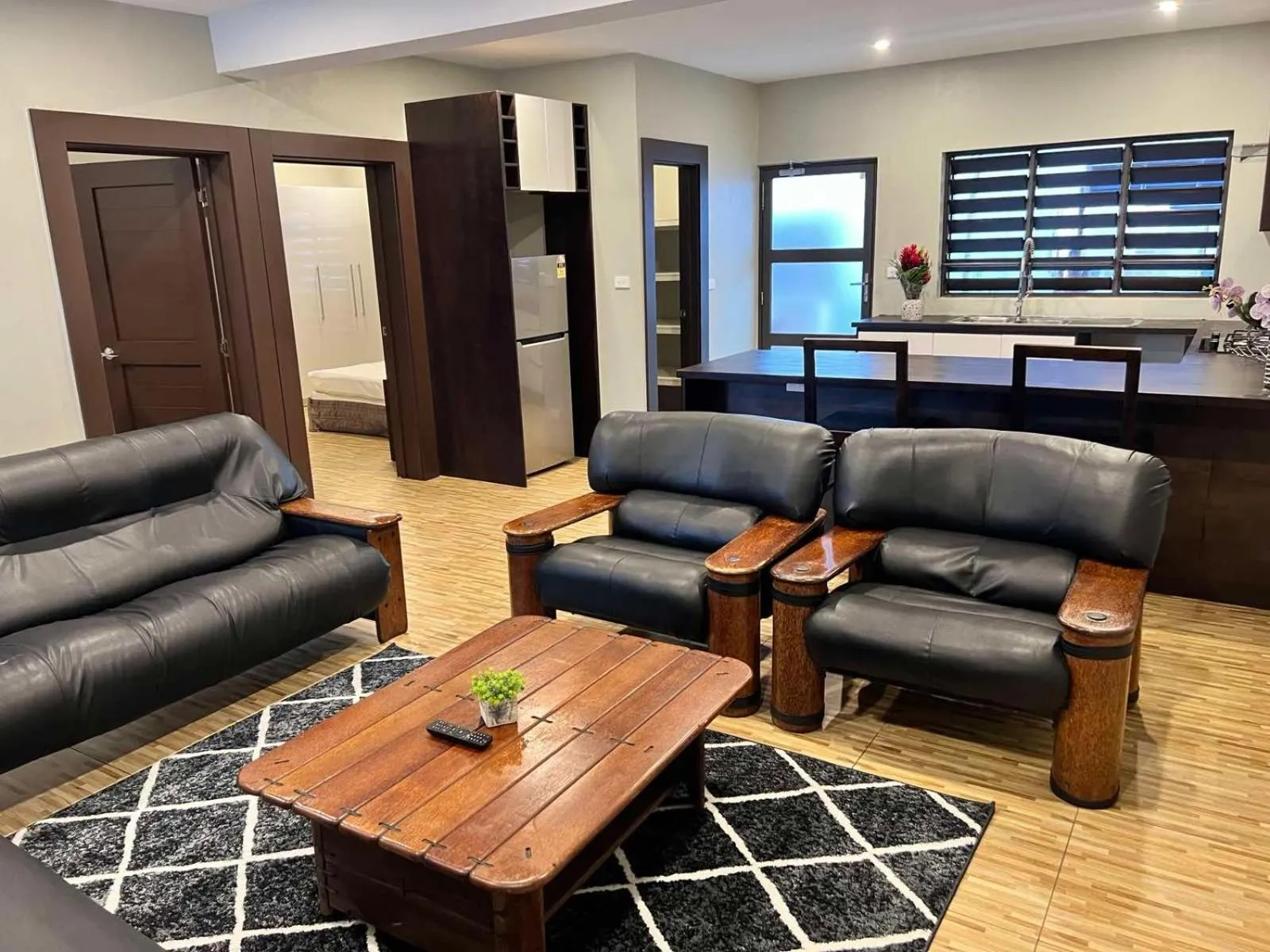 Living room in Garden Apartments