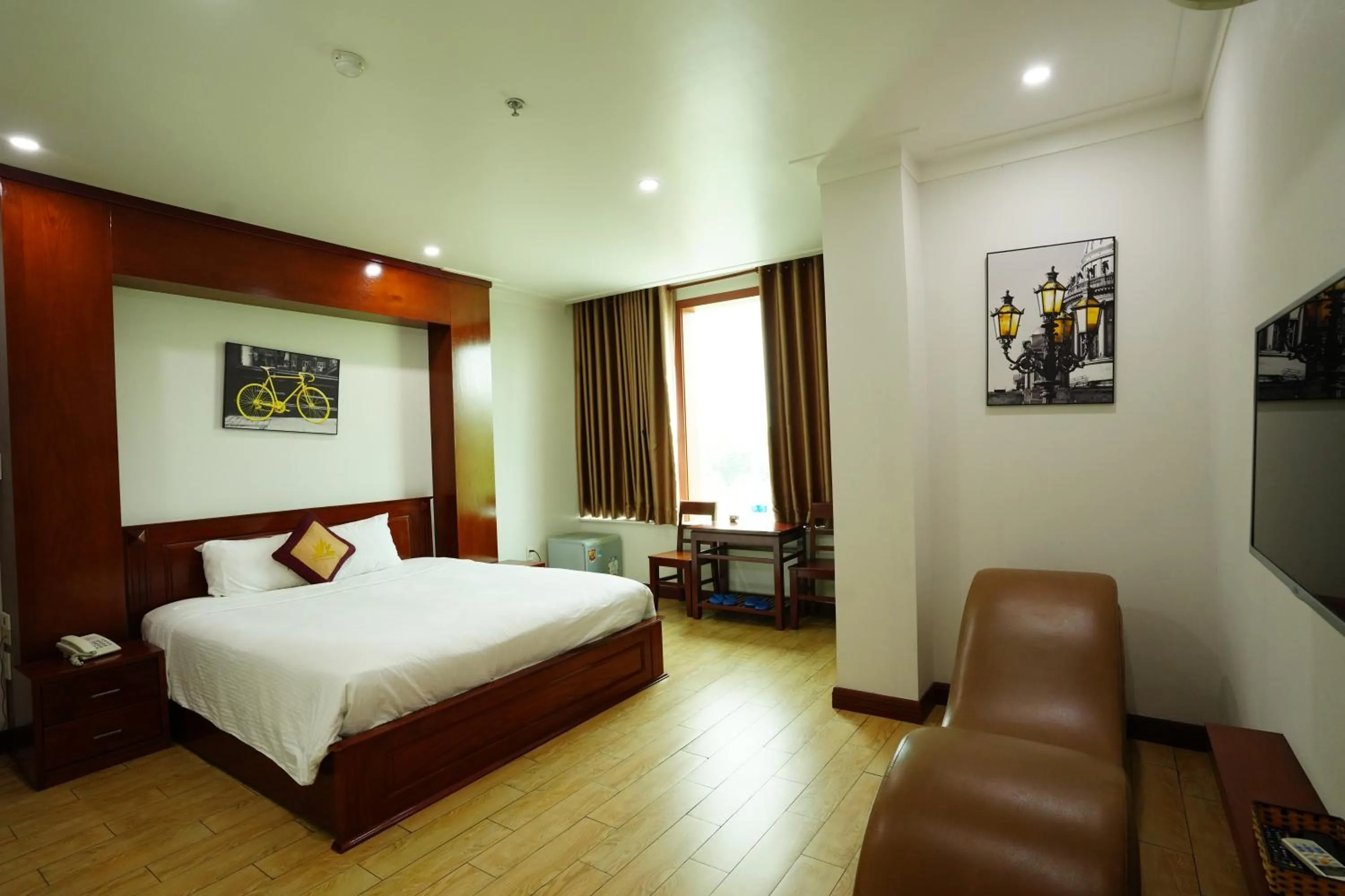 Floor plan, Bed in Thành Vinh Hotel & Apartment