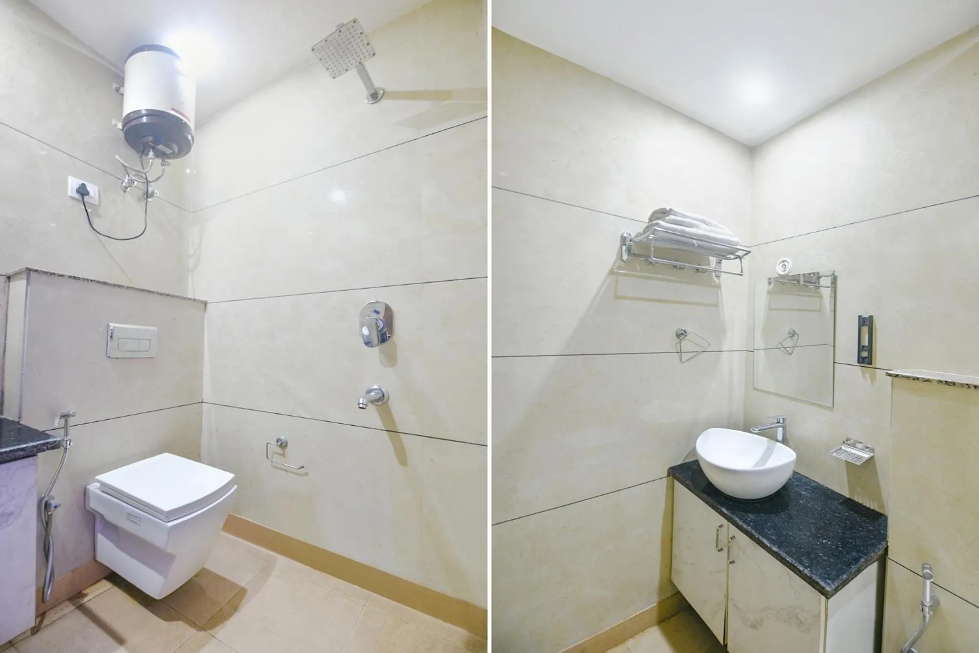 Bathroom in FabHotel Mannat Bhera Enclave