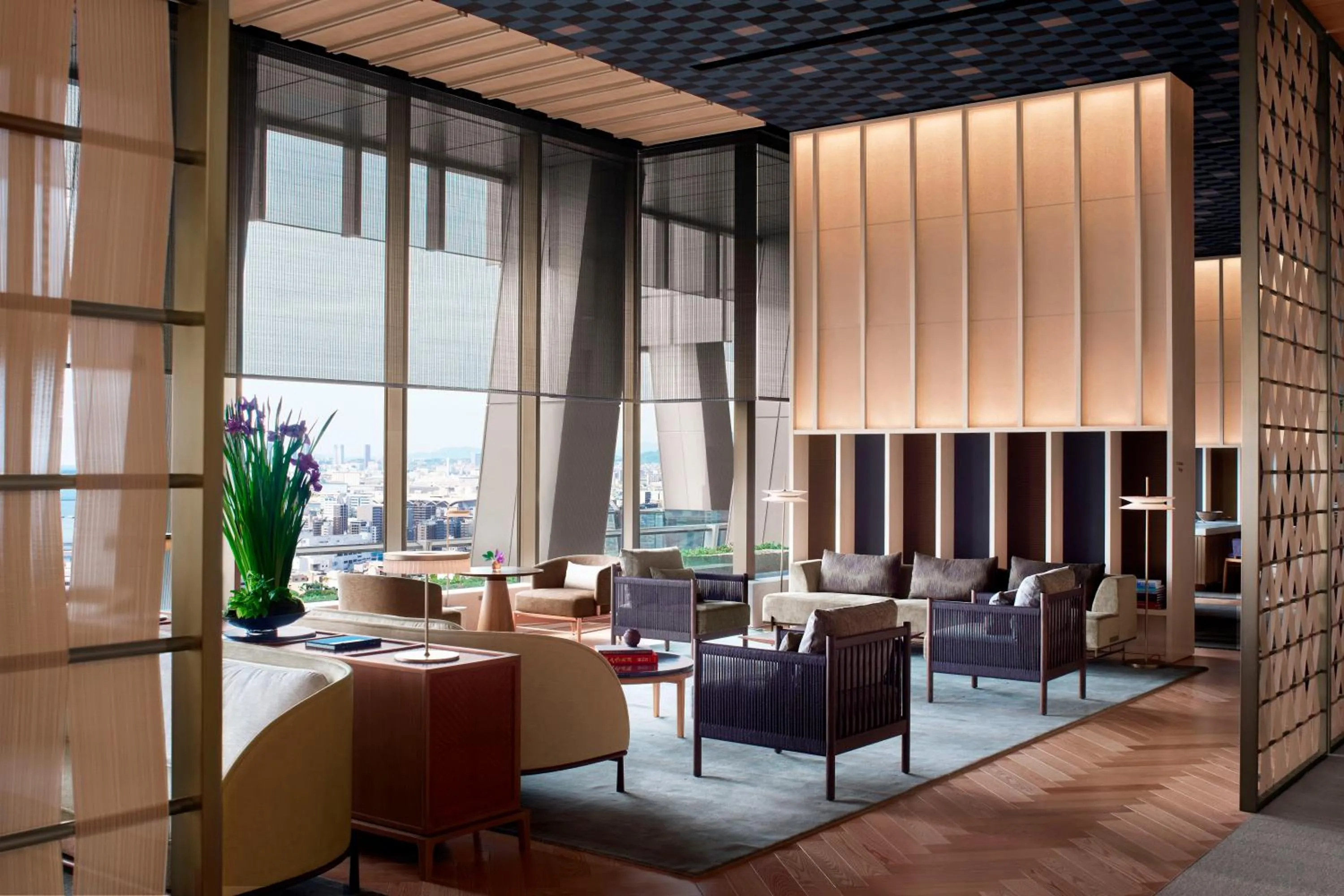 Lobby or reception in The Ritz-Carlton Fukuoka