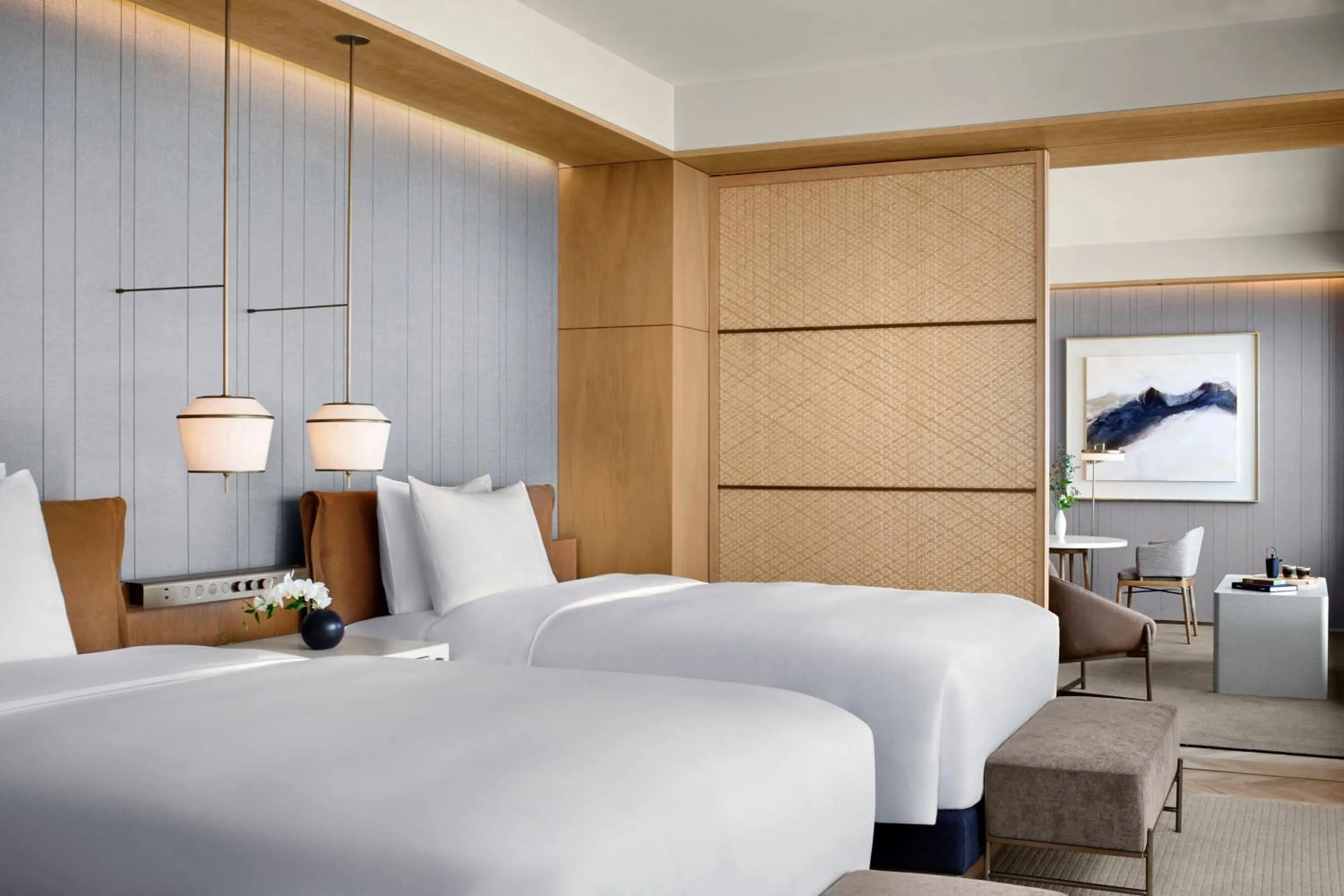 Photo of the whole room, Bed in The Ritz-Carlton Fukuoka