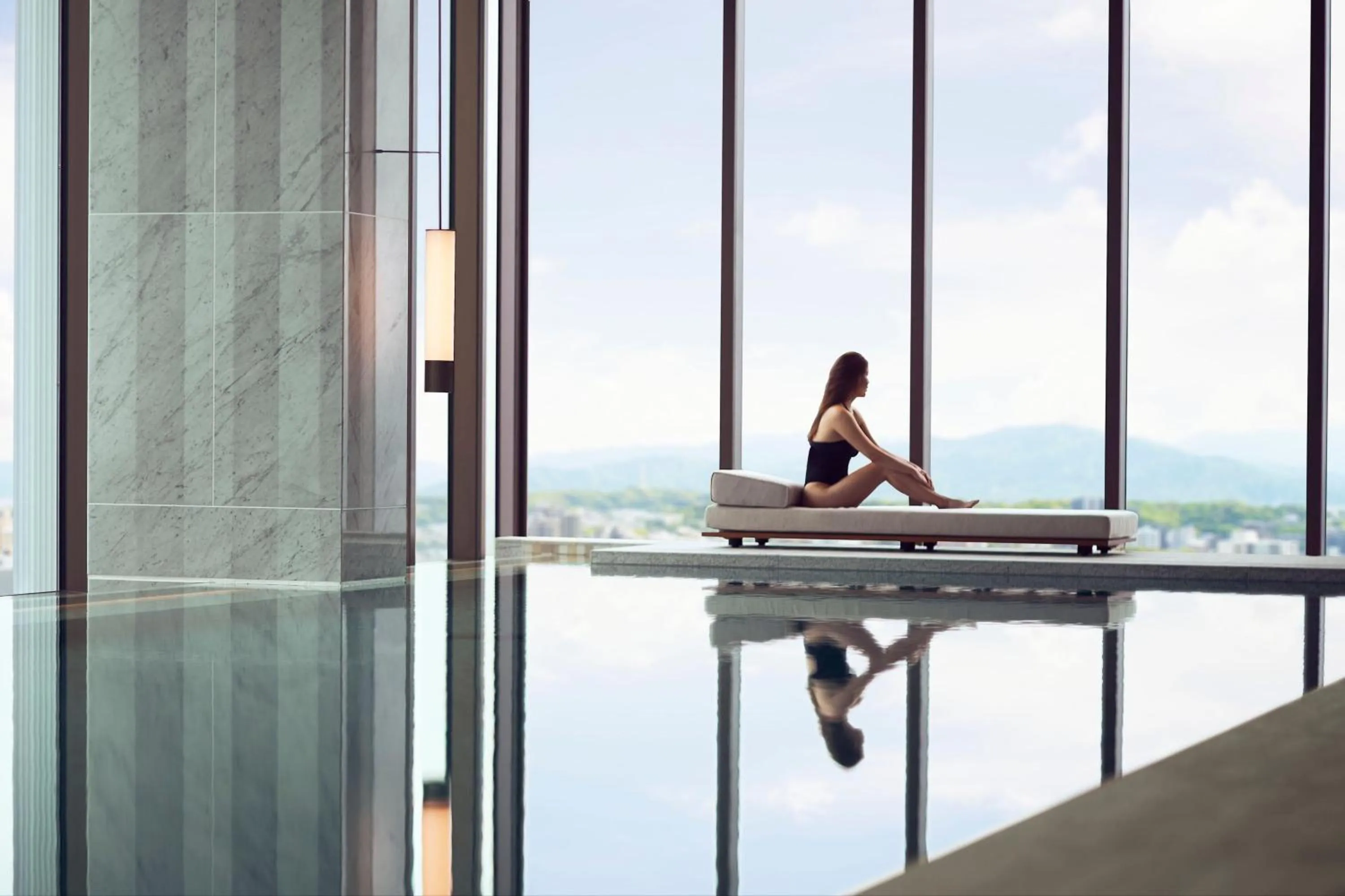 Swimming pool in The Ritz-Carlton Fukuoka