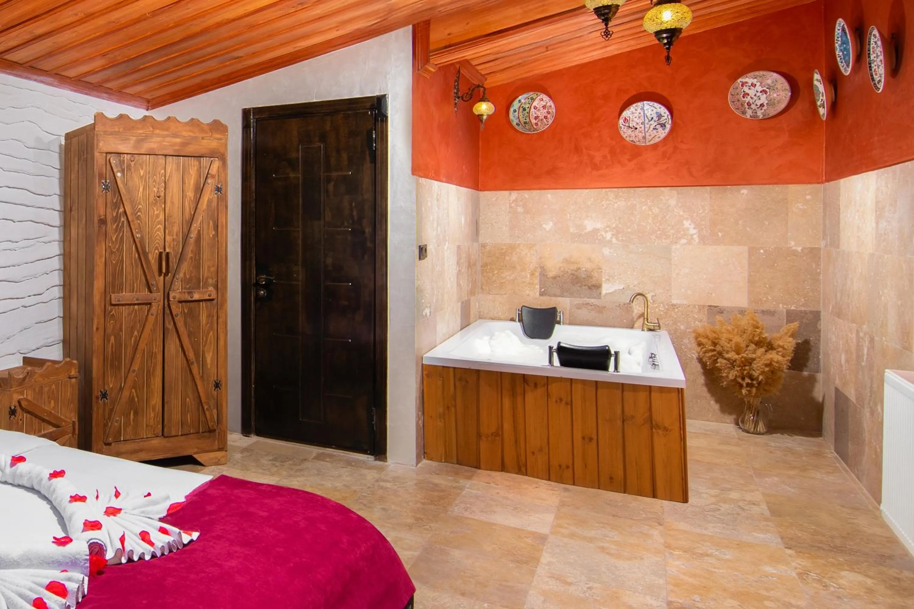 Bed in Moonlight of Cappadocia