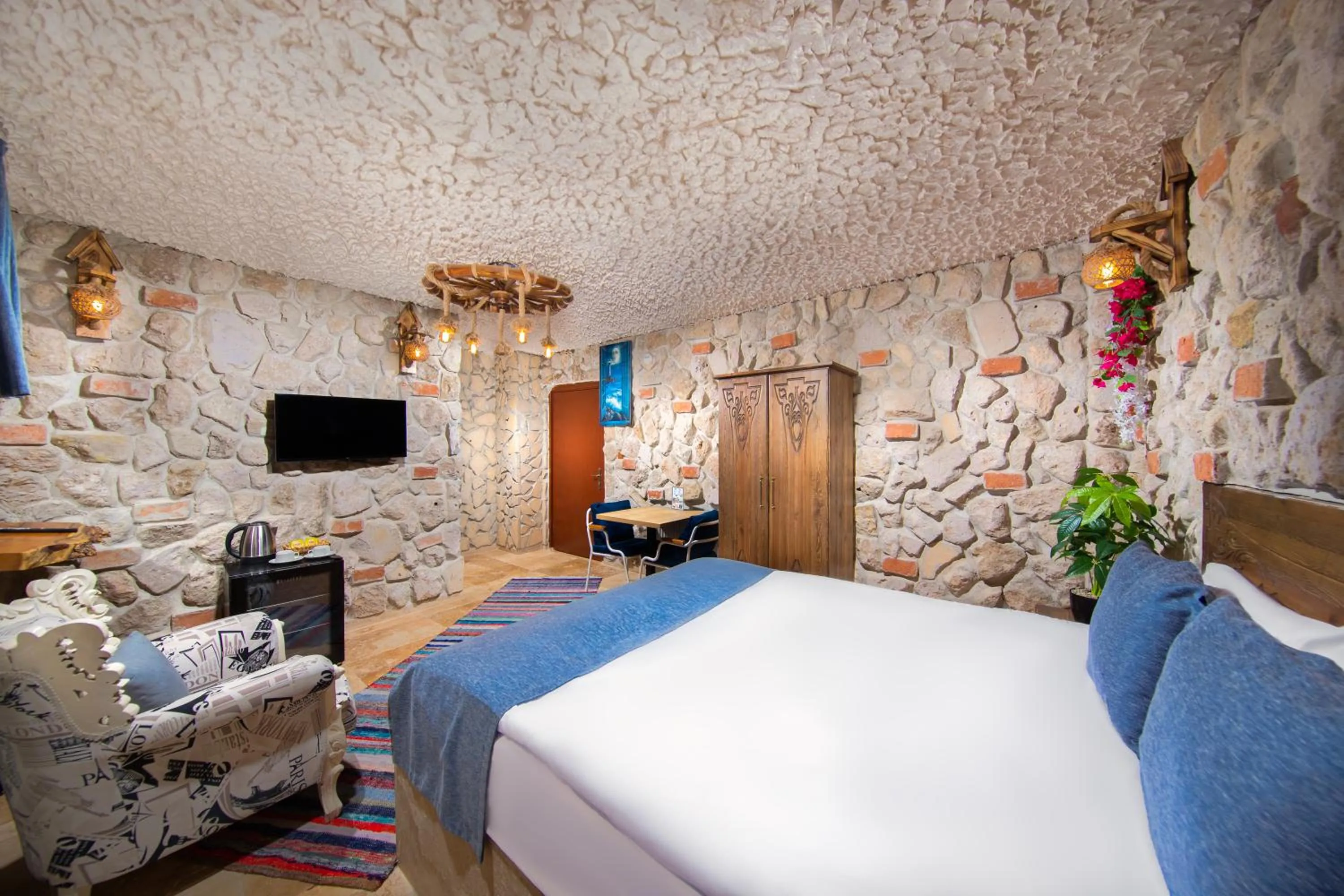 Bed in Moonlight of Cappadocia