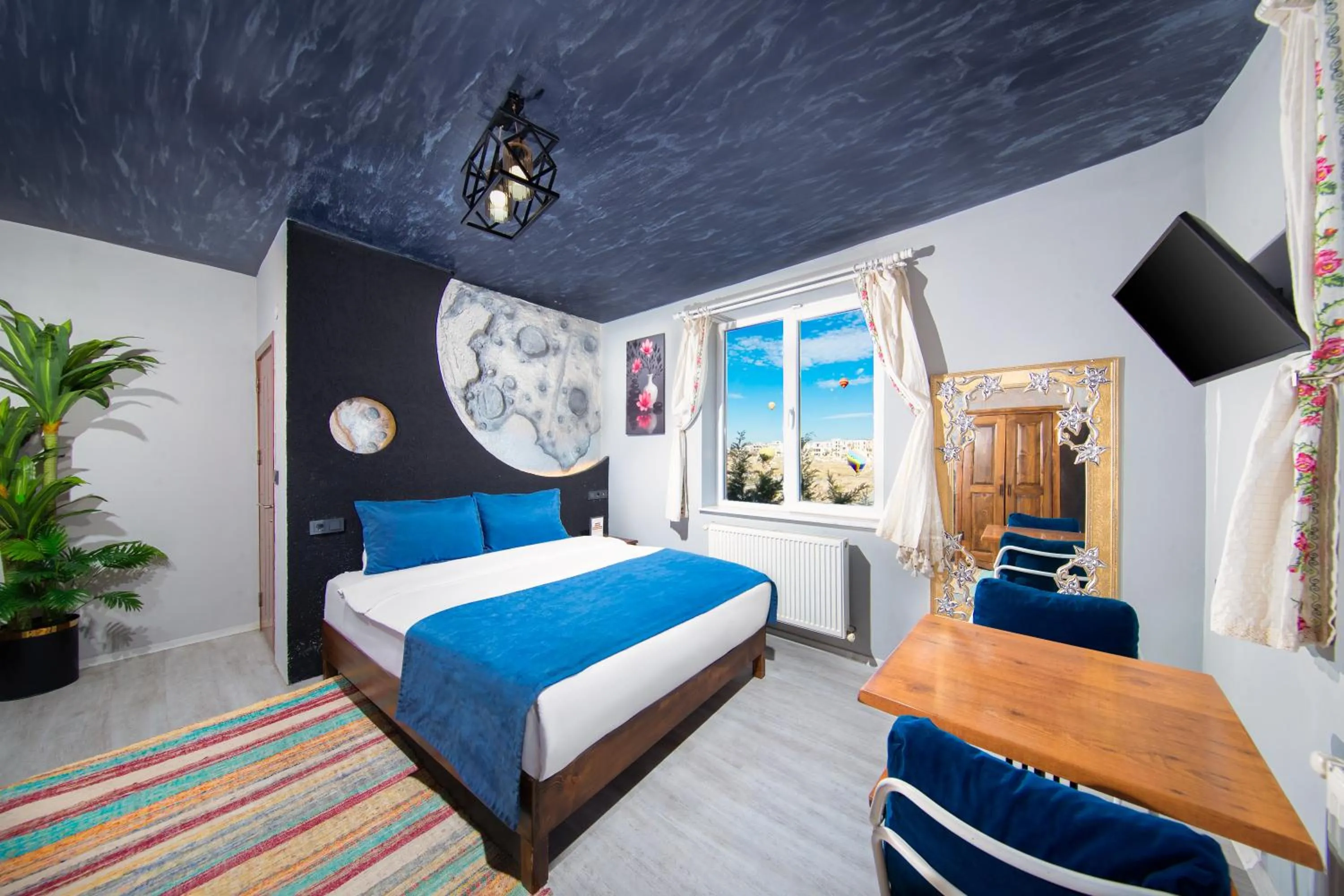 Bed in Moonlight of Cappadocia