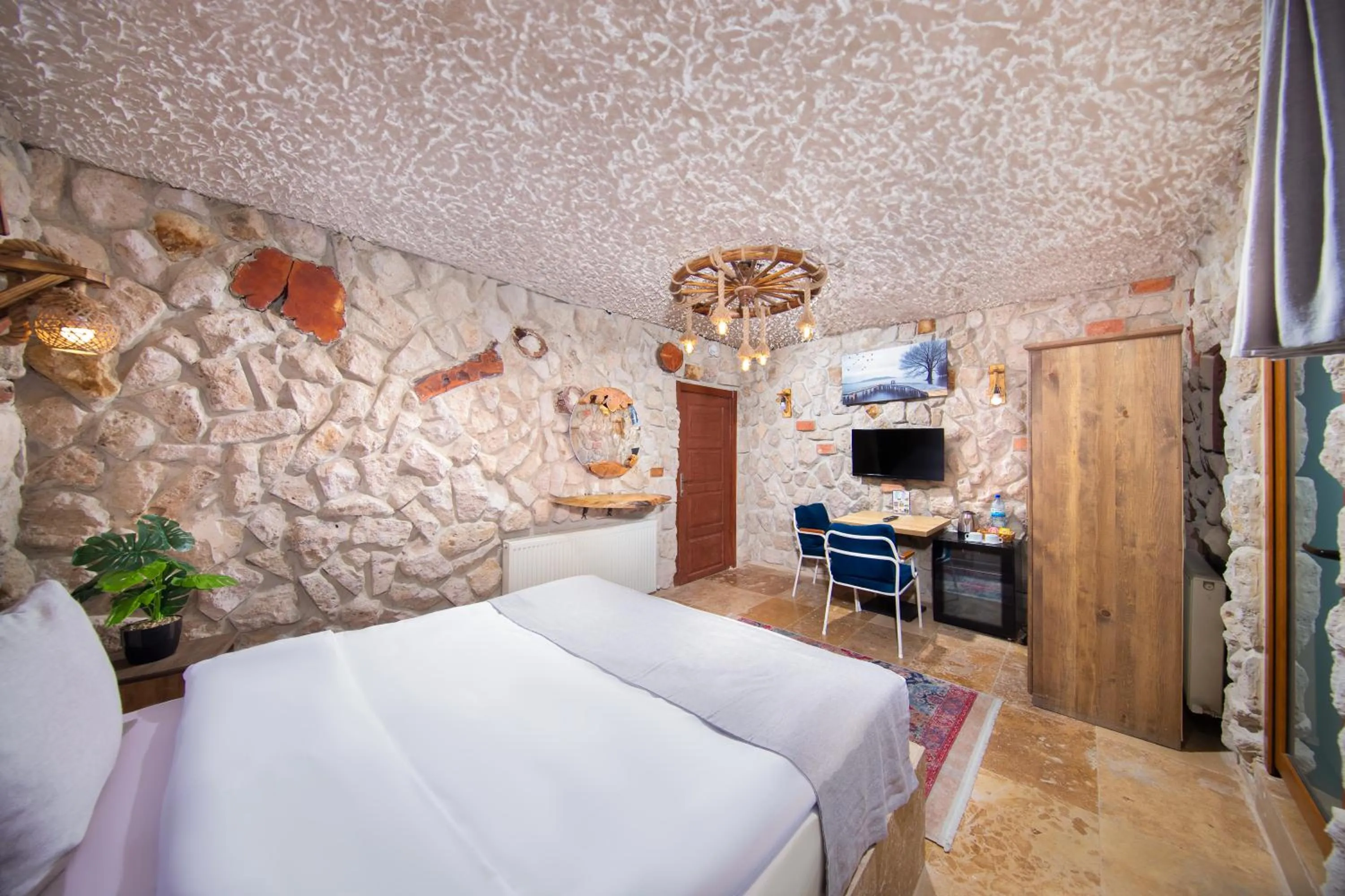 Bed in Moonlight of Cappadocia