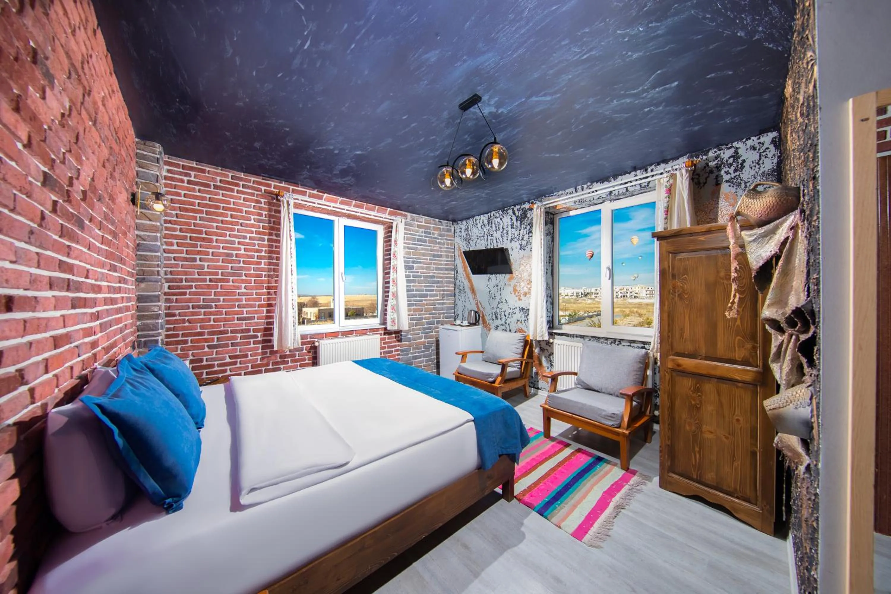 Bed in Moonlight of Cappadocia