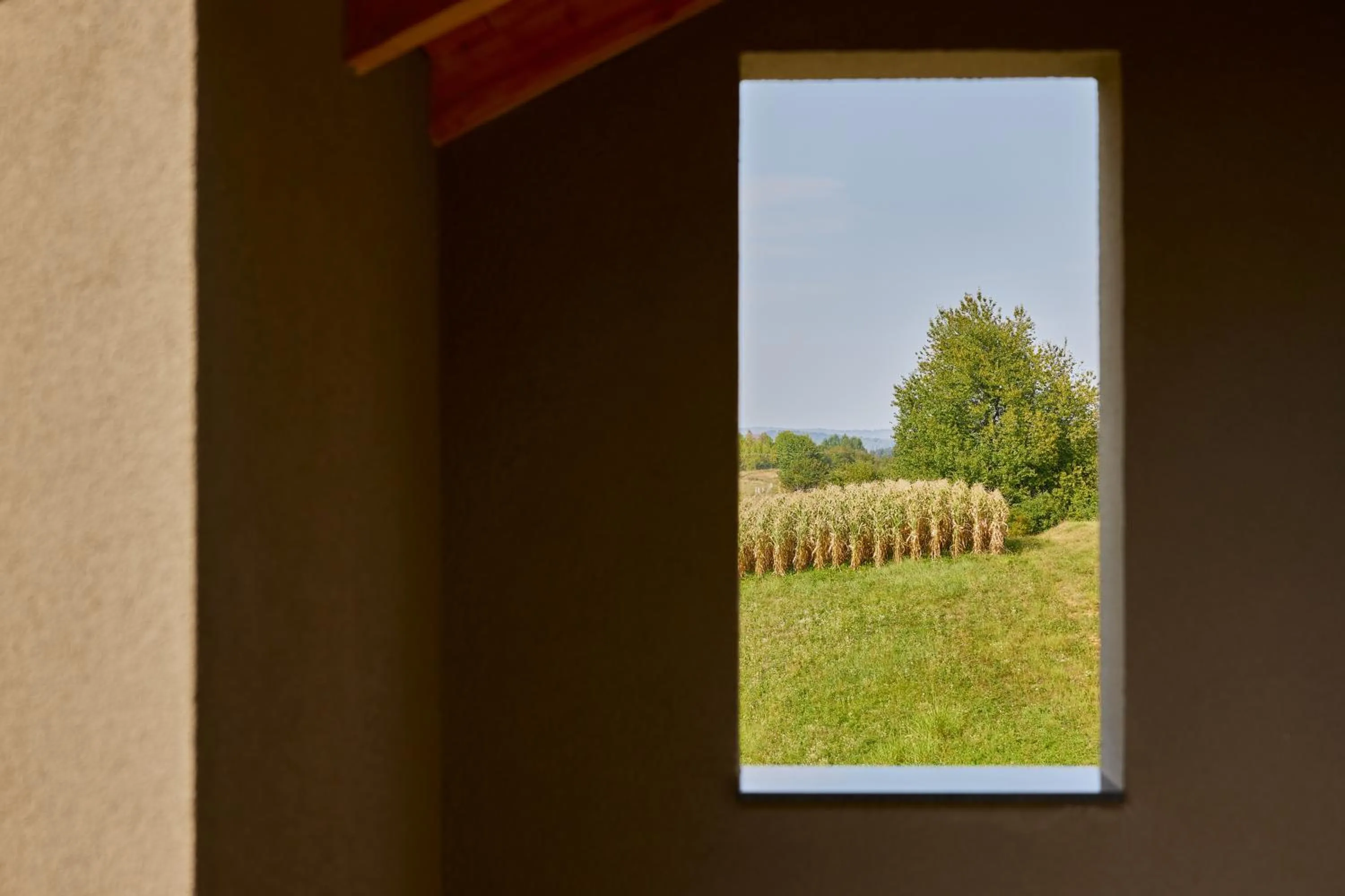 Garden view in Plitvice Nest