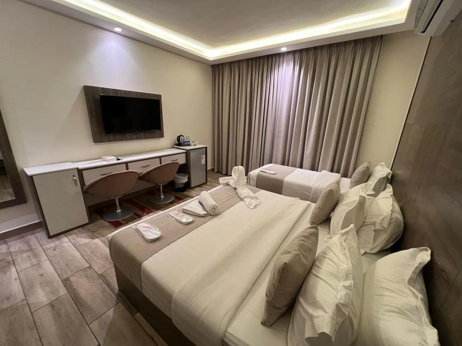 TV and multimedia, Bed in Sky Hotel