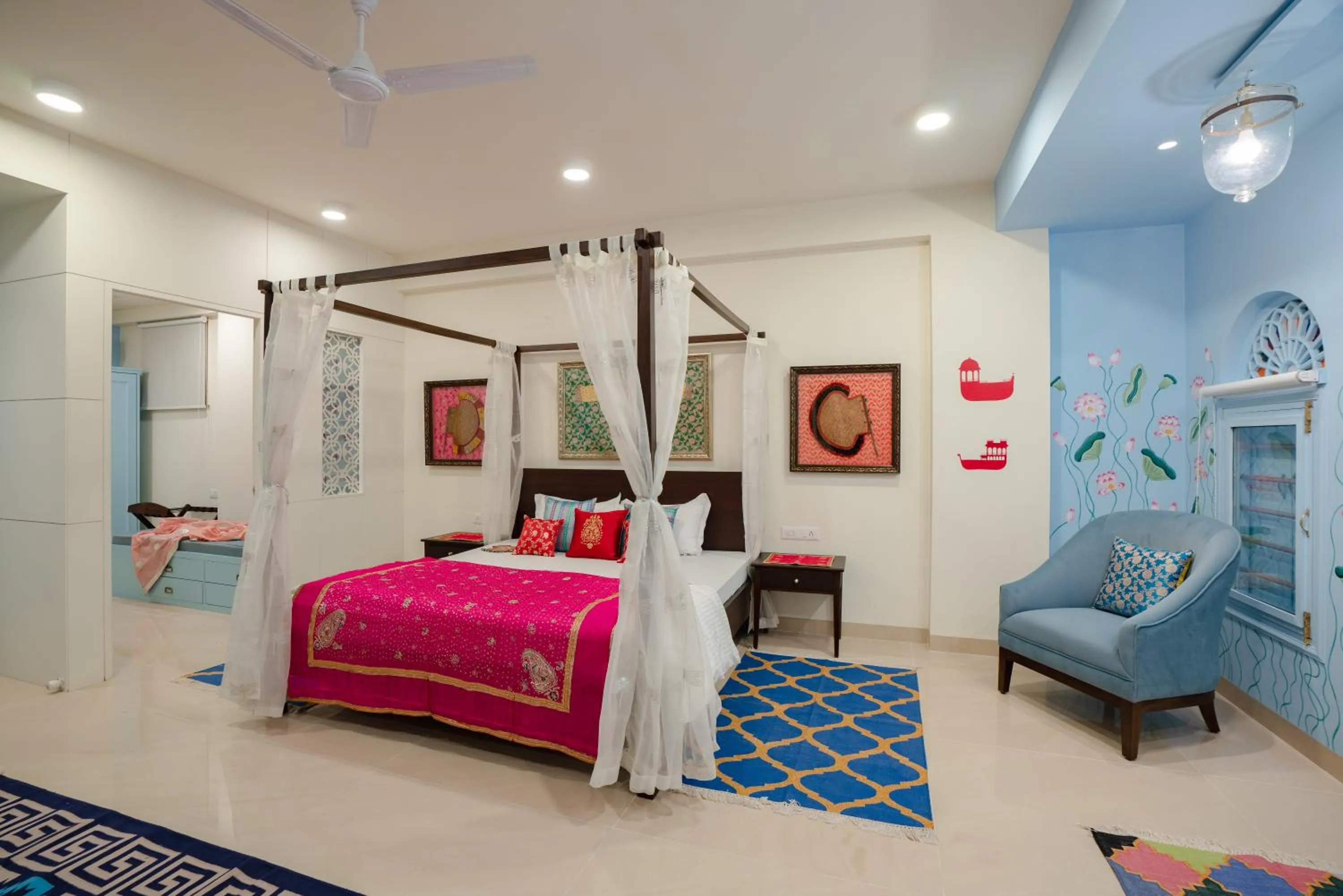 Bed in Mangalmayee Heritage Home - Boutique Homestay