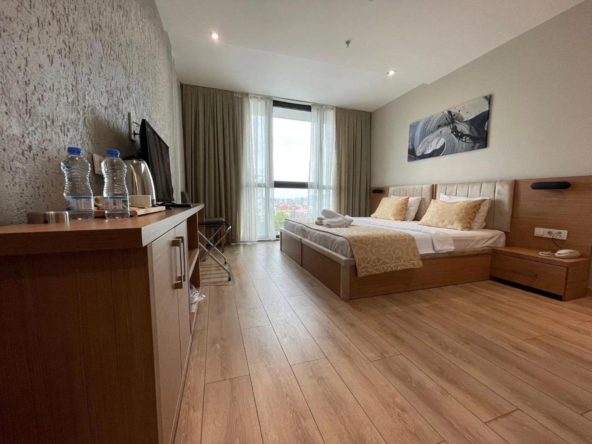 Bed in İNNPORT HOTEL