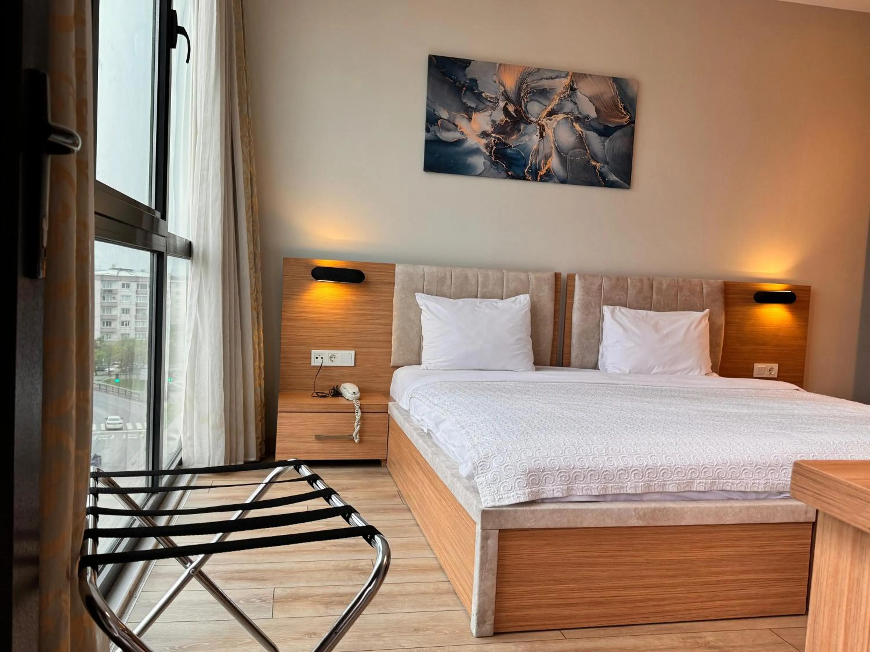 Bed in İNNPORT HOTEL