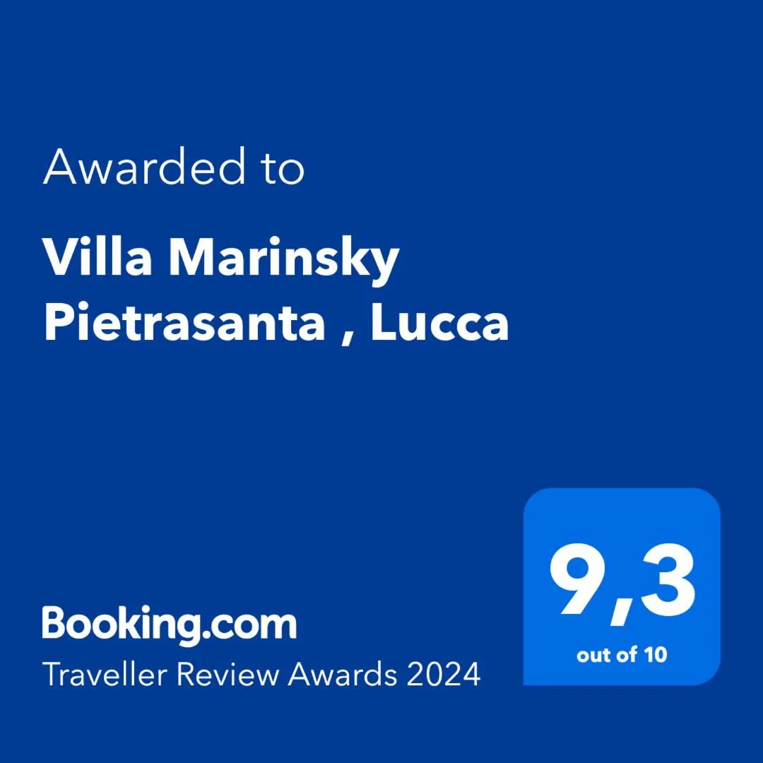 Logo/Certificate/Sign/Award in Villa Marinsky Pietrasanta