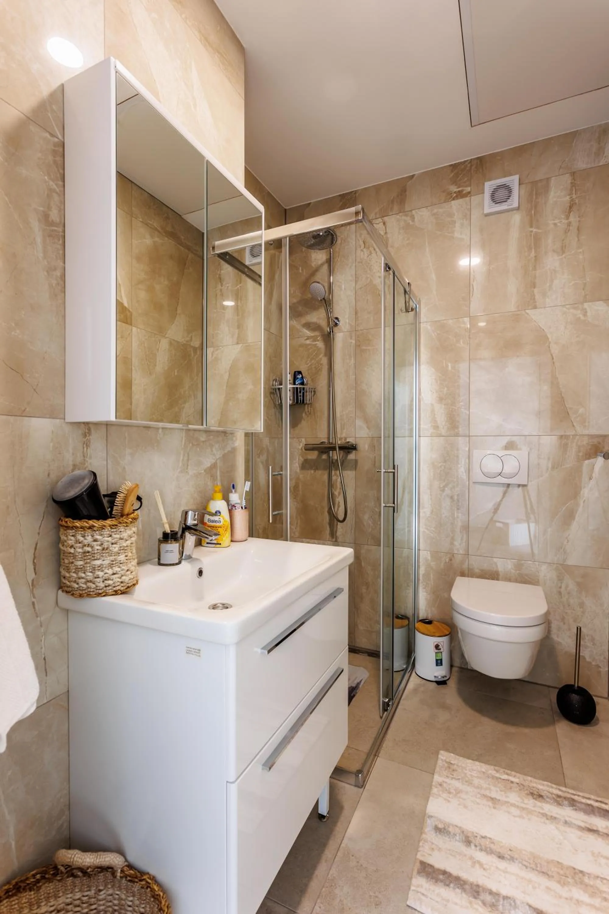 Shower in Villa Carpe diem