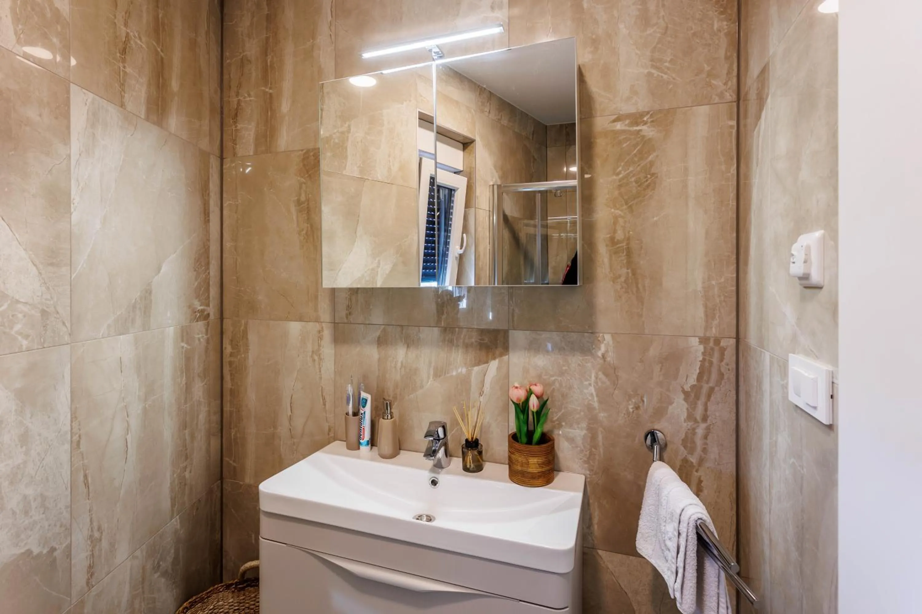 Shower in Villa Carpe diem