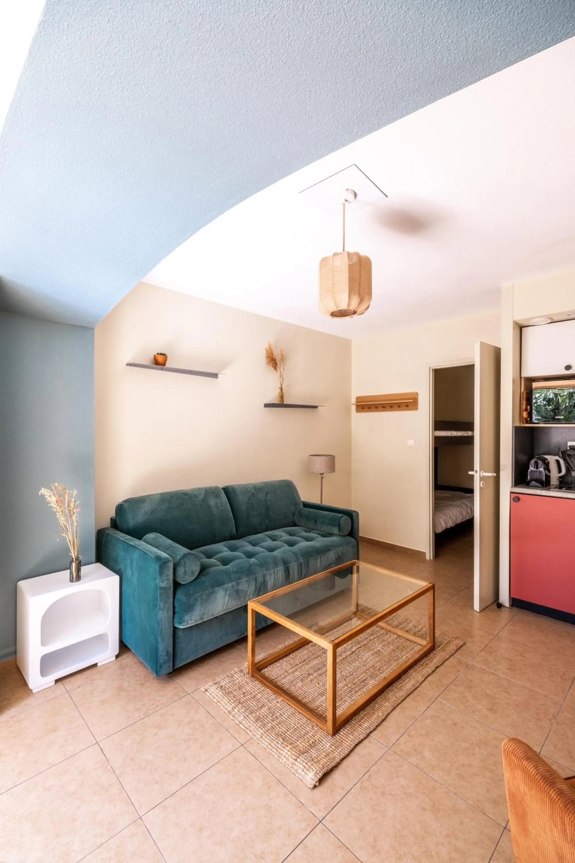 Bed in Résidence Château d'Acotz - Appartements avec piscine à 300m des Plages & Océan