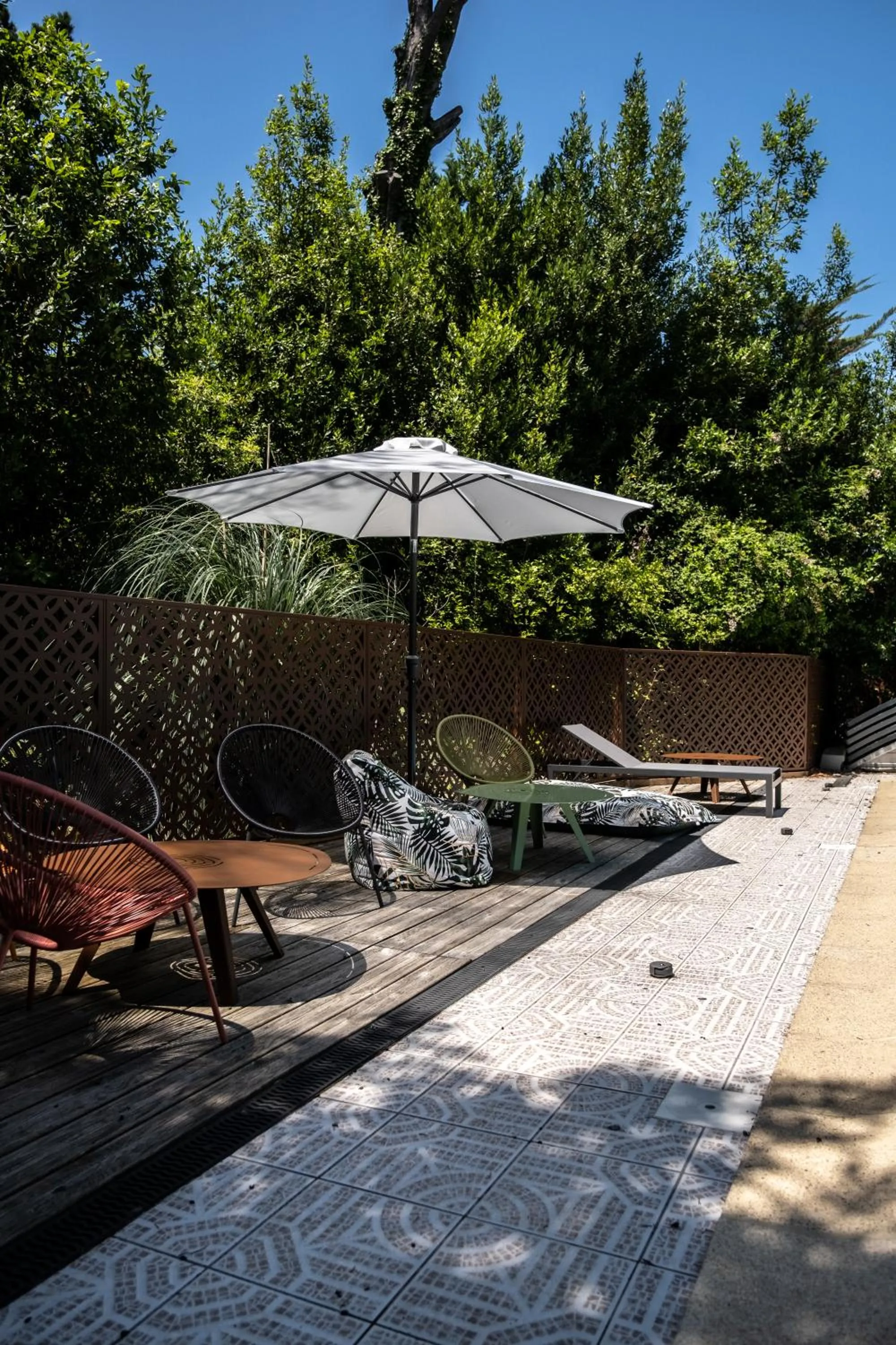 Pool view in Résidence Château d'Acotz - Appartements avec piscine à 300m des Plages & Océan