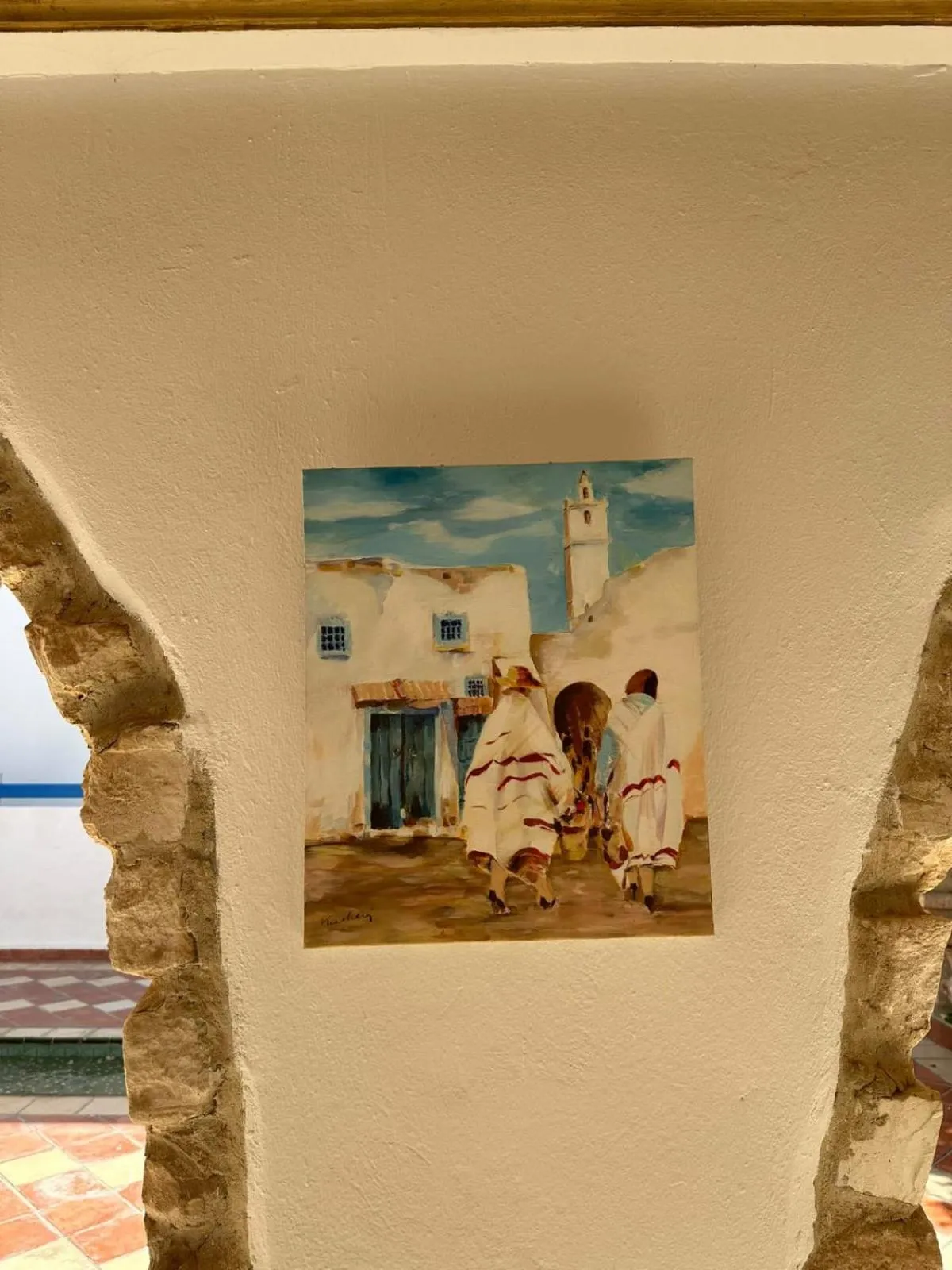 Decorative detail in Le Patio de Mezraya