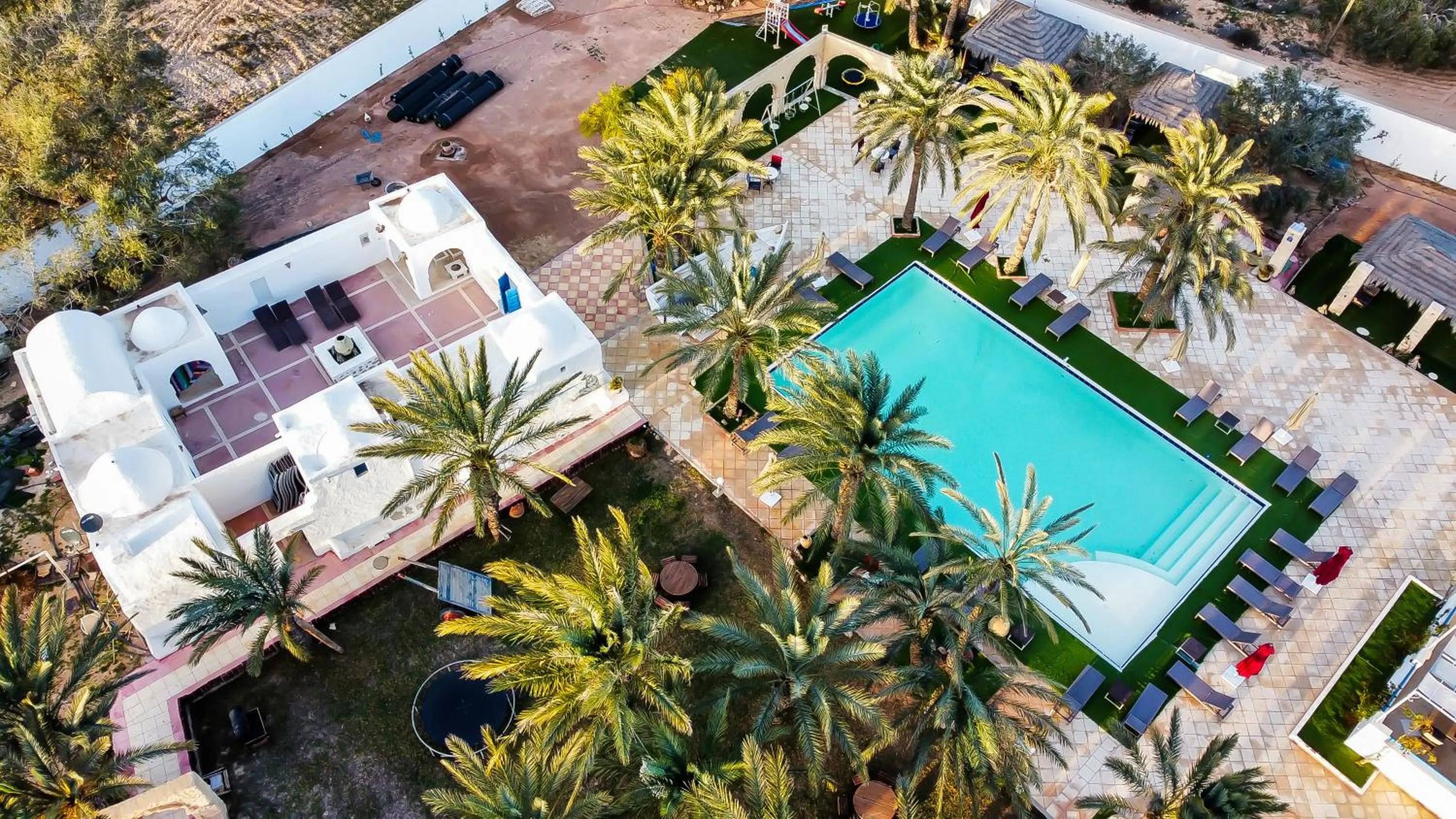 Bird's eye view in Le Patio de Mezraya