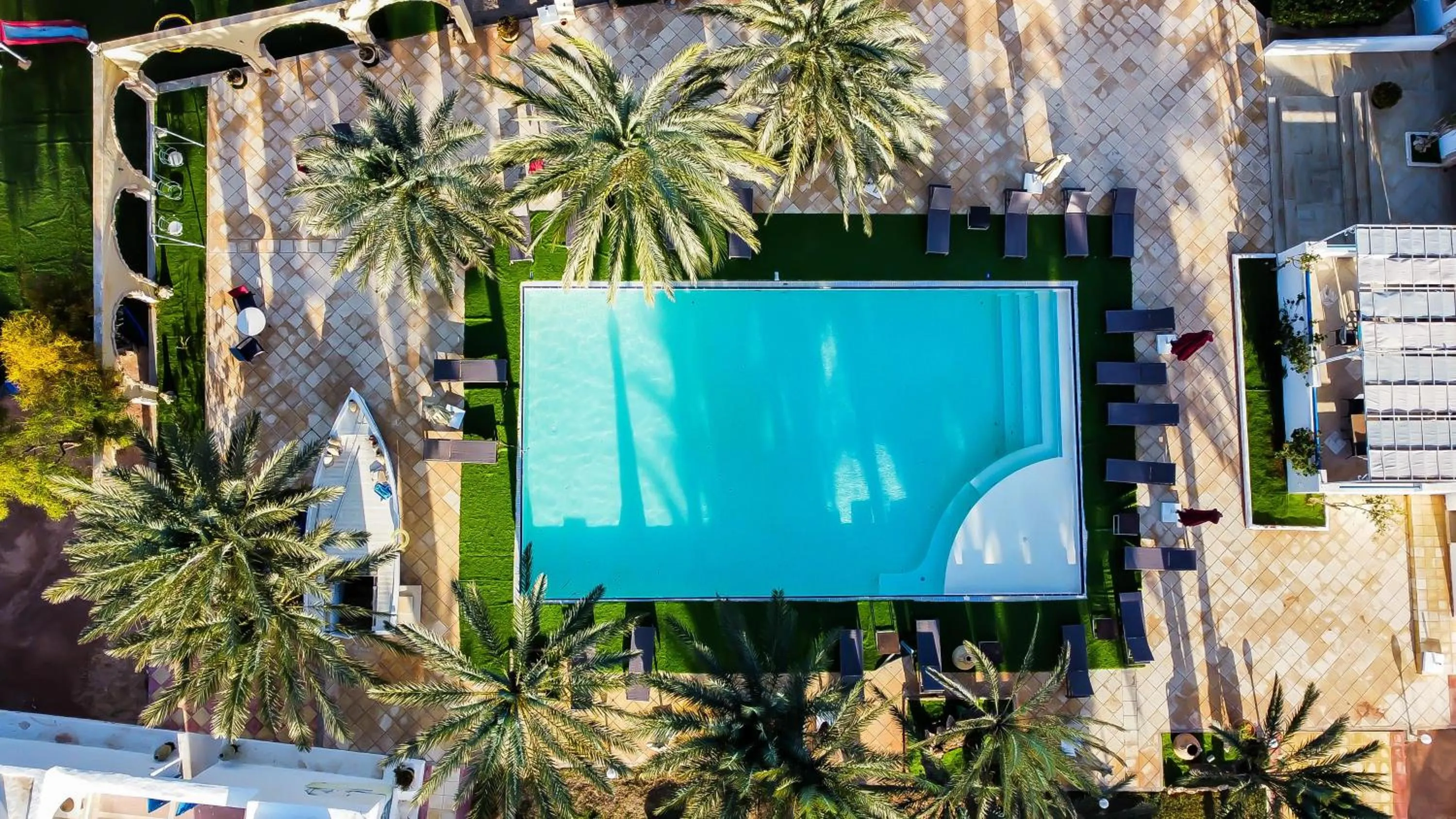 Bird's eye view in Le Patio de Mezraya