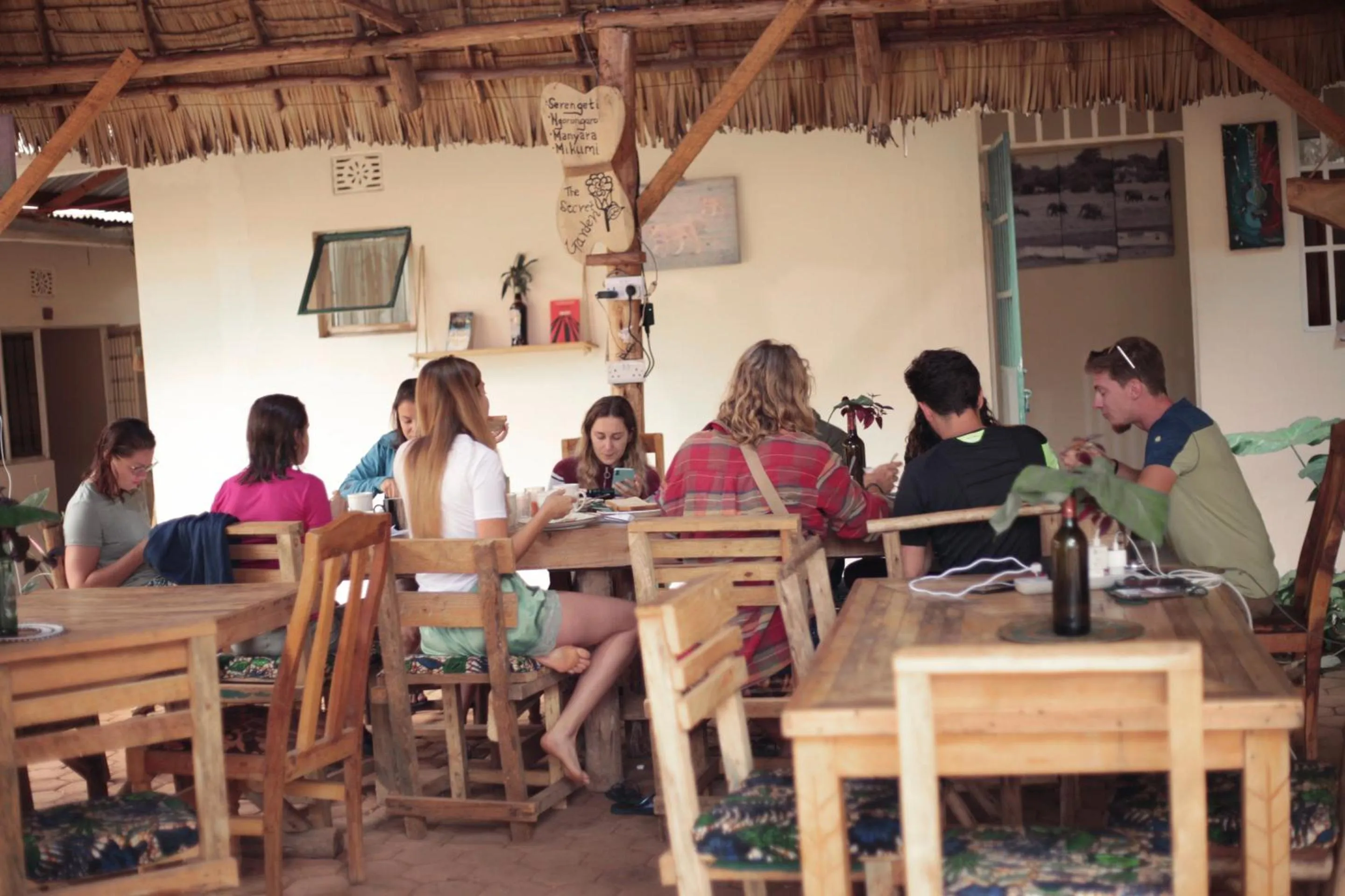 Restaurant/places to eat in The Secret Garden Hotel Moshi