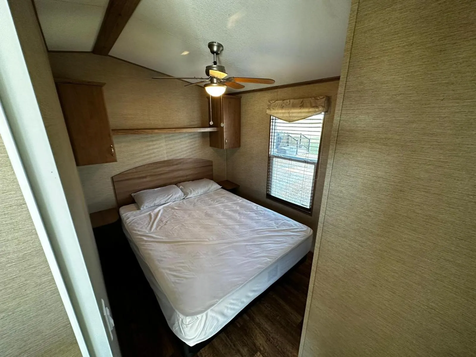 Bed in Falcon Cottages