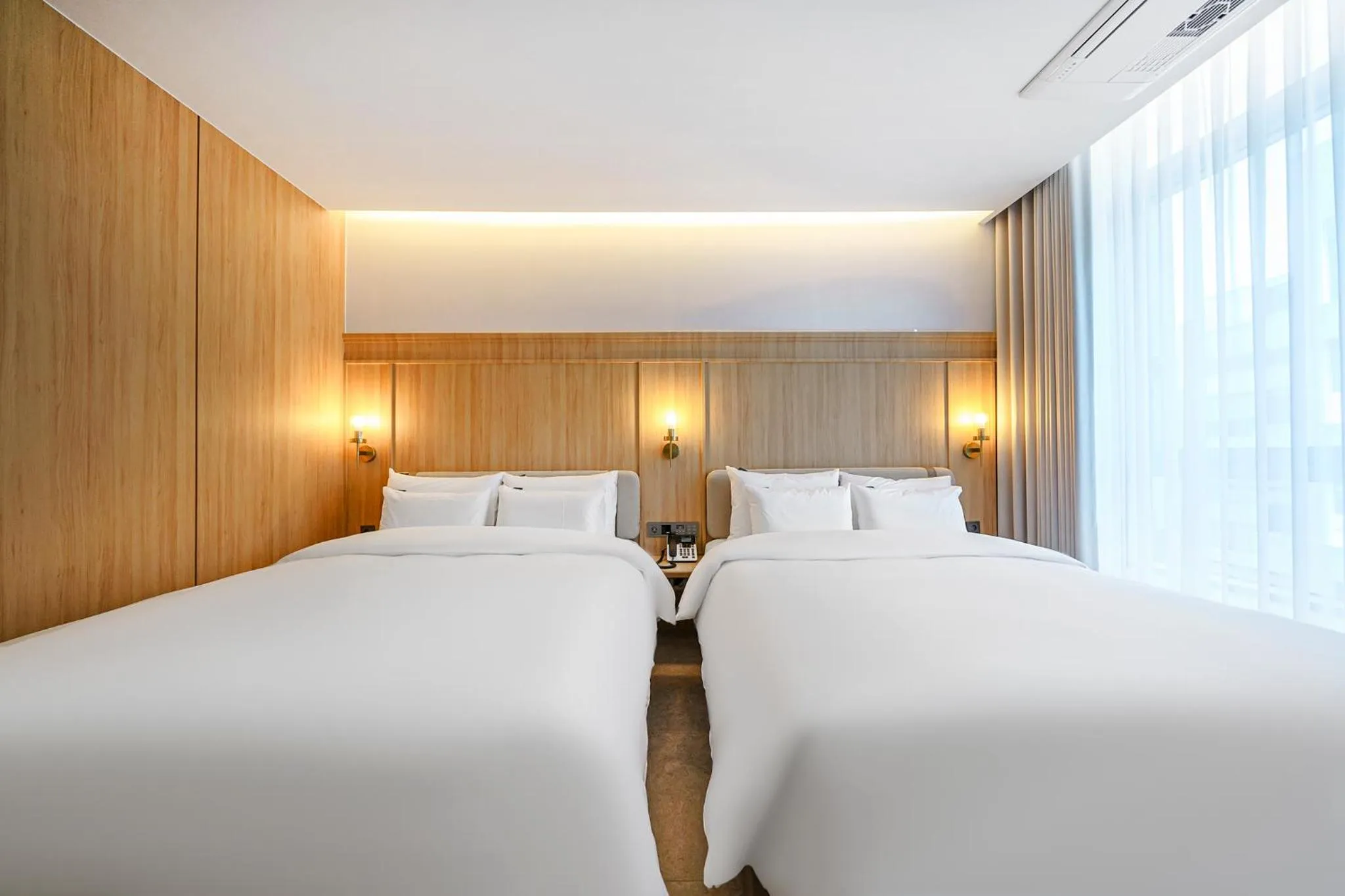 Bed in H-Avenue Hotel Geomdan New Town