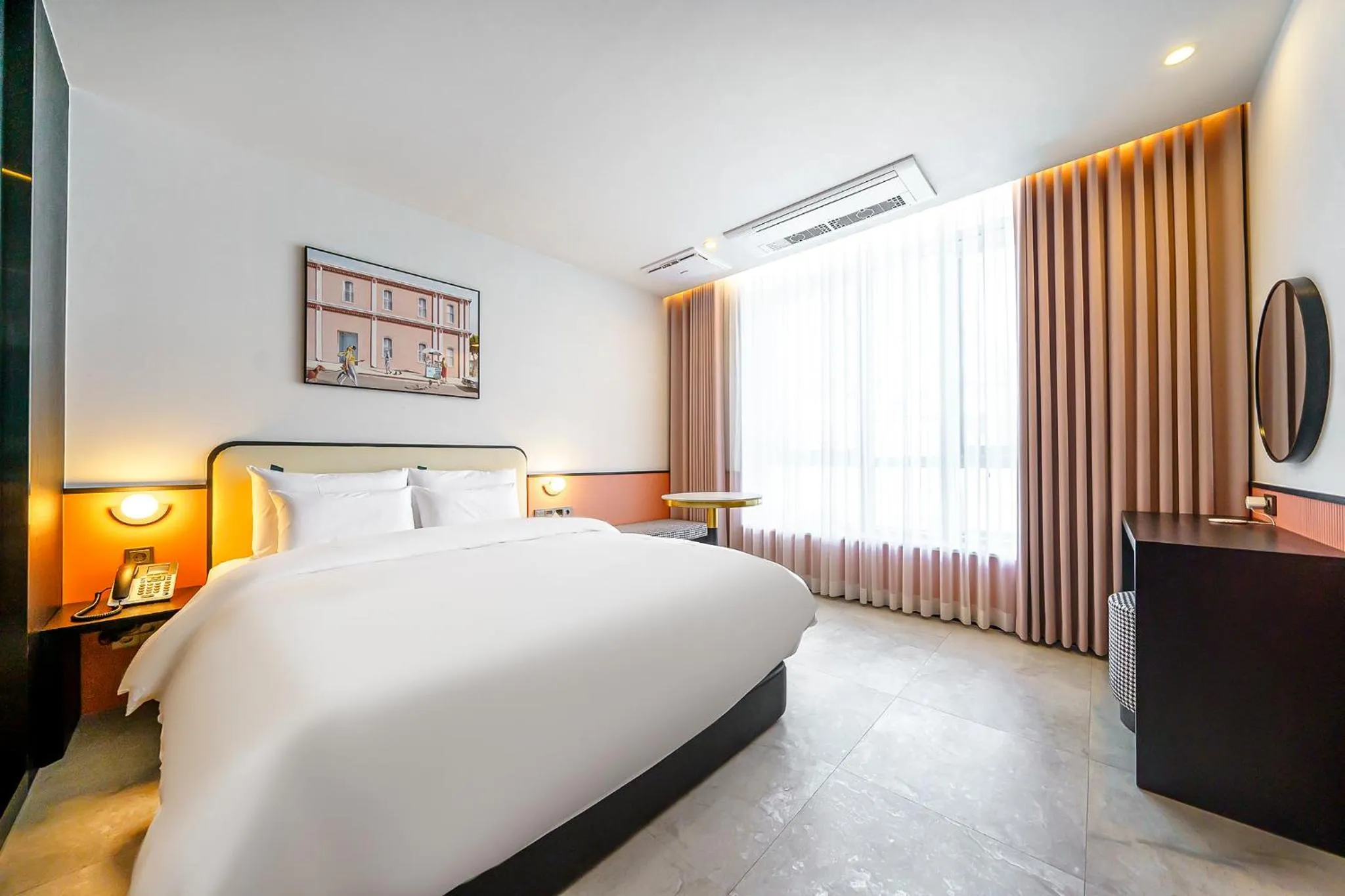 Bed in H-Avenue Hotel Geomdan New Town