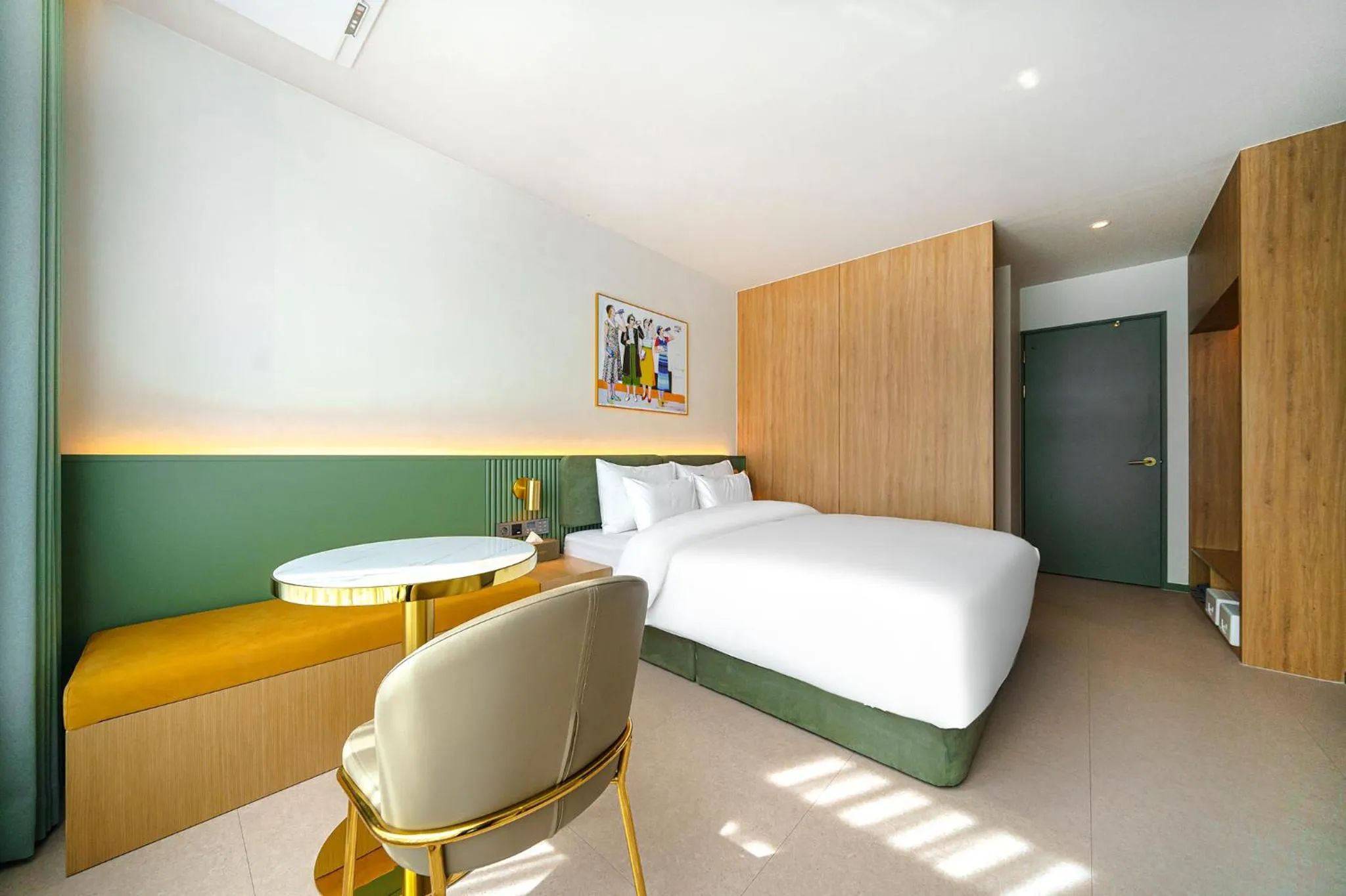 Bed in H-Avenue Hotel Geomdan New Town