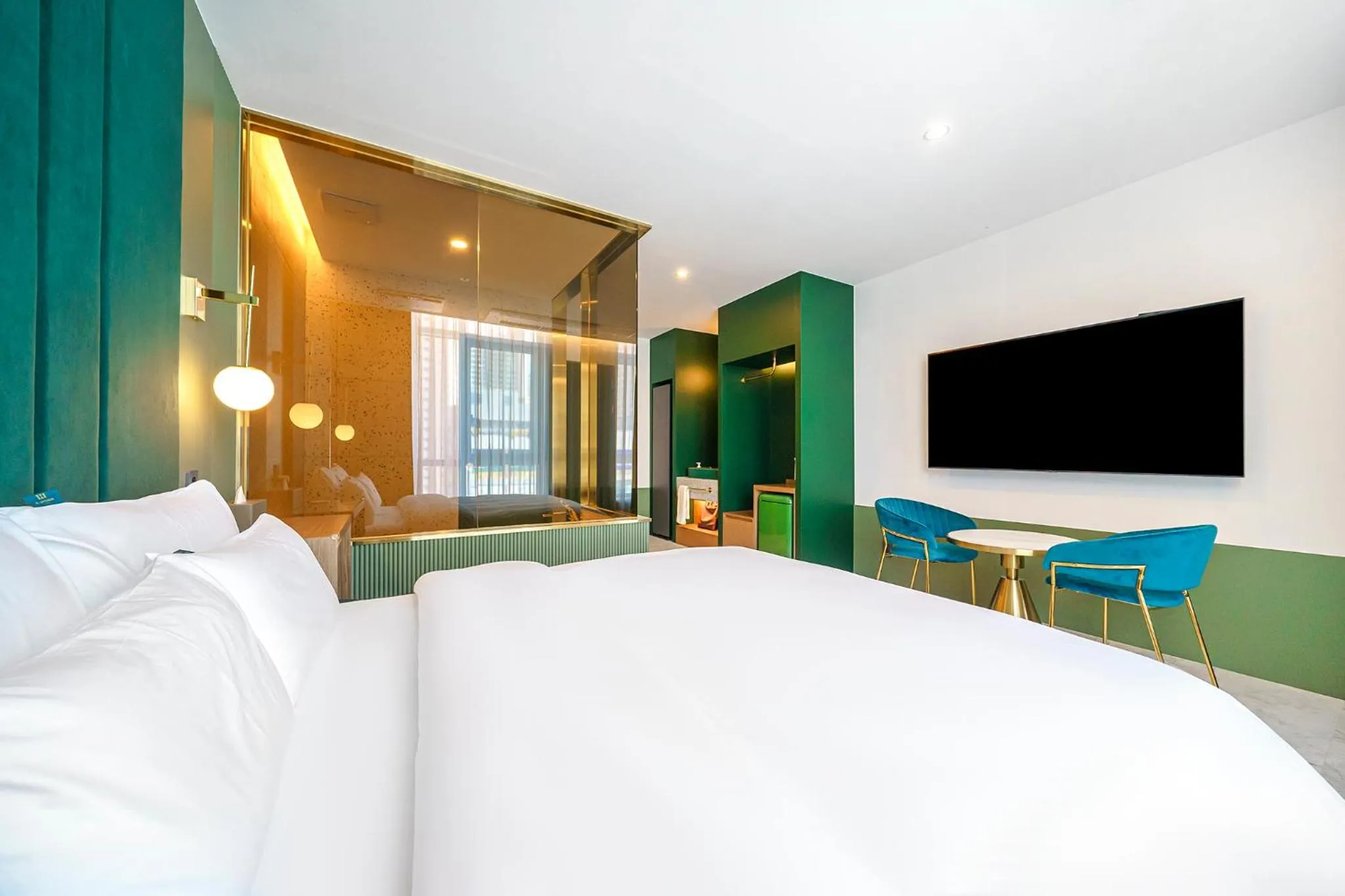 Bed in H-Avenue Hotel Geomdan New Town