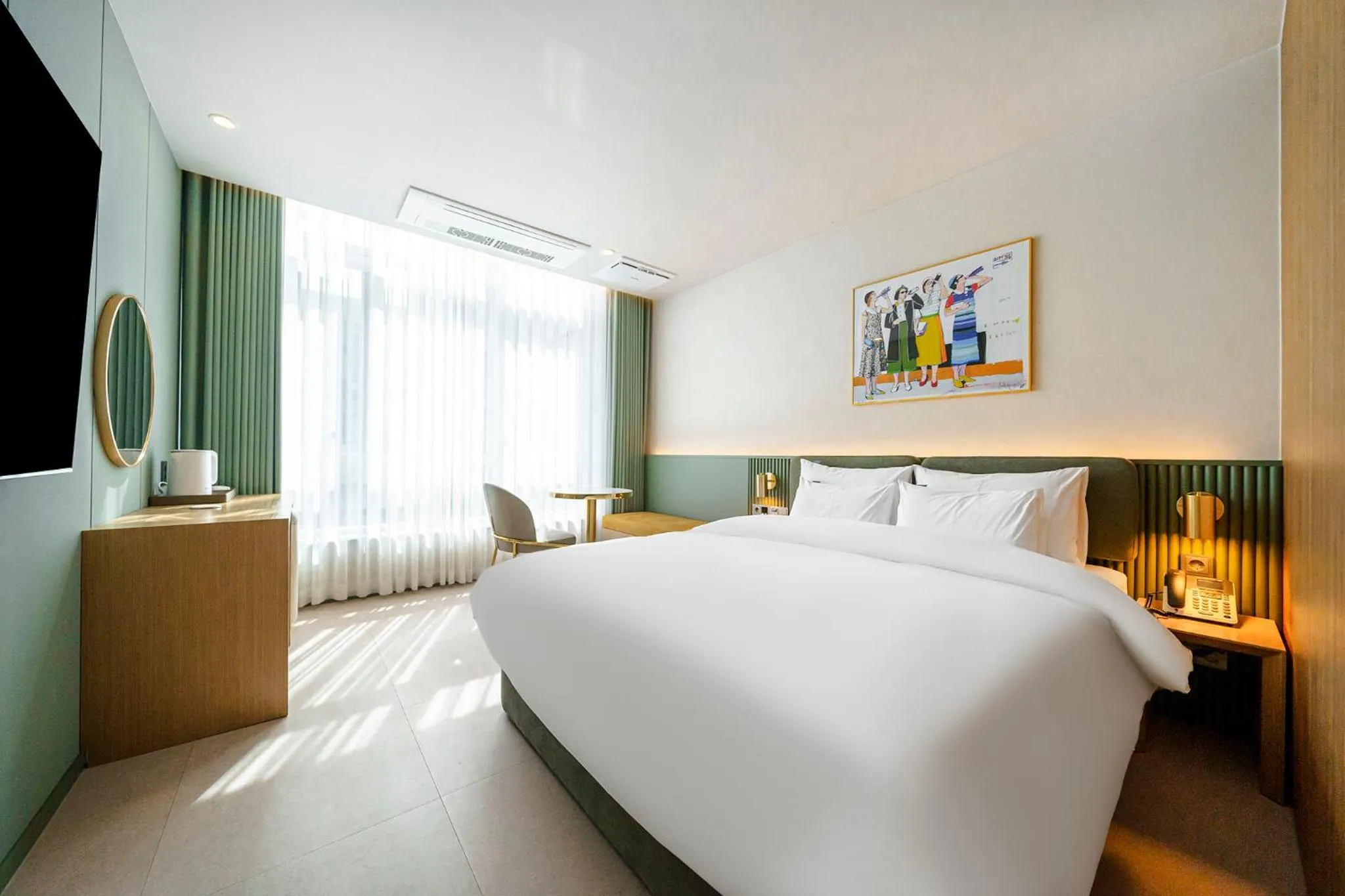 Bed in H-Avenue Hotel Geomdan New Town