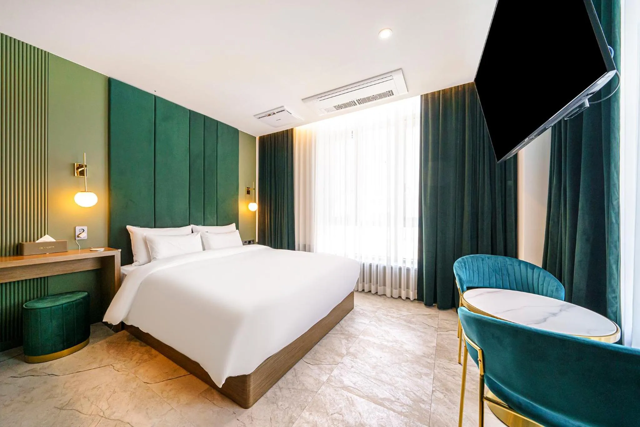 Bed in H-Avenue Hotel Geomdan New Town