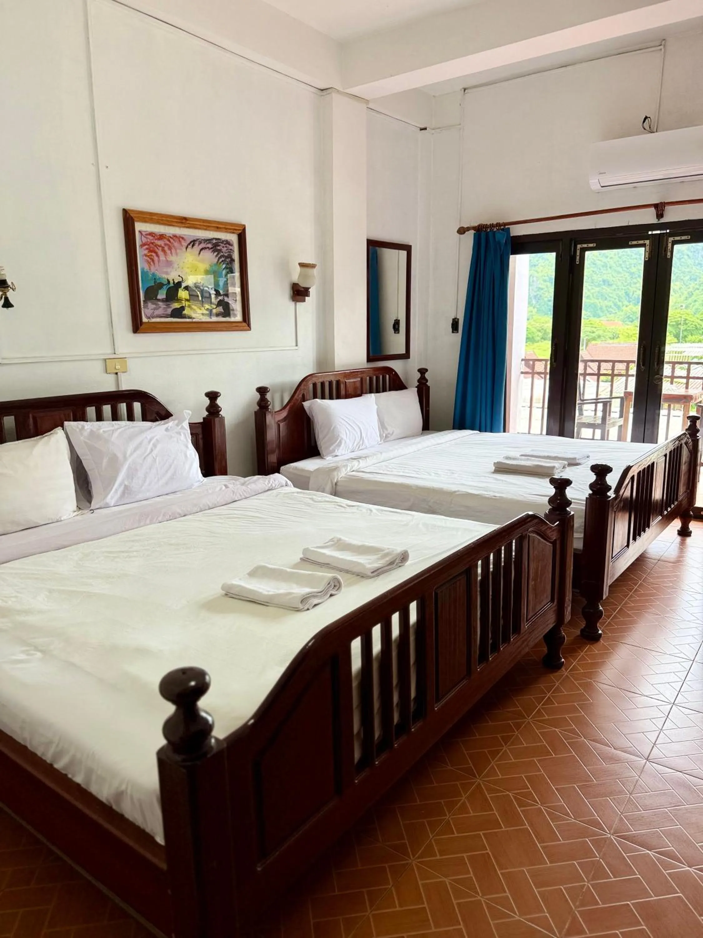 Photo of the whole room, Bed in Domon Riverside Hotel