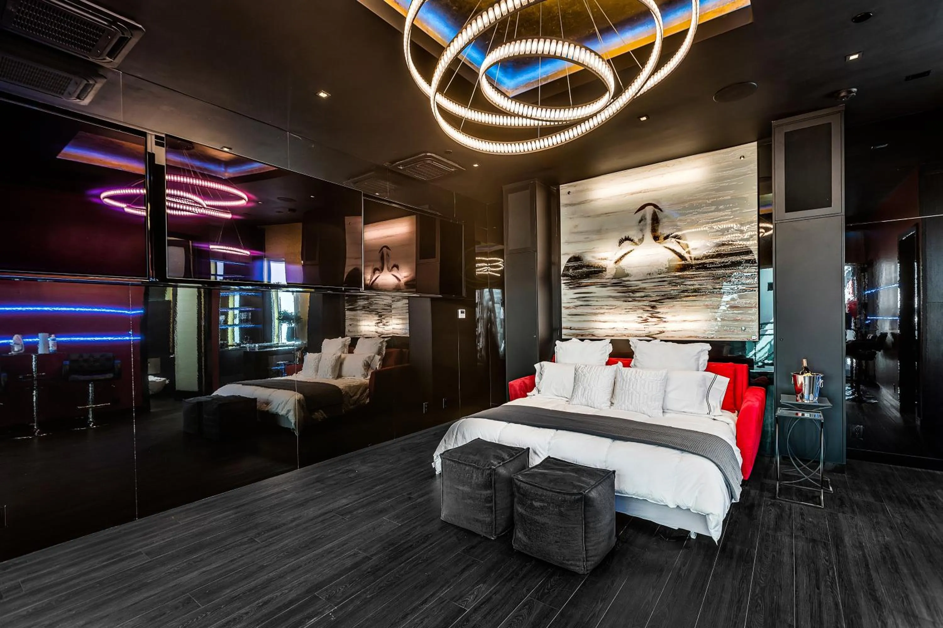 Bed in SW Beach Hotel