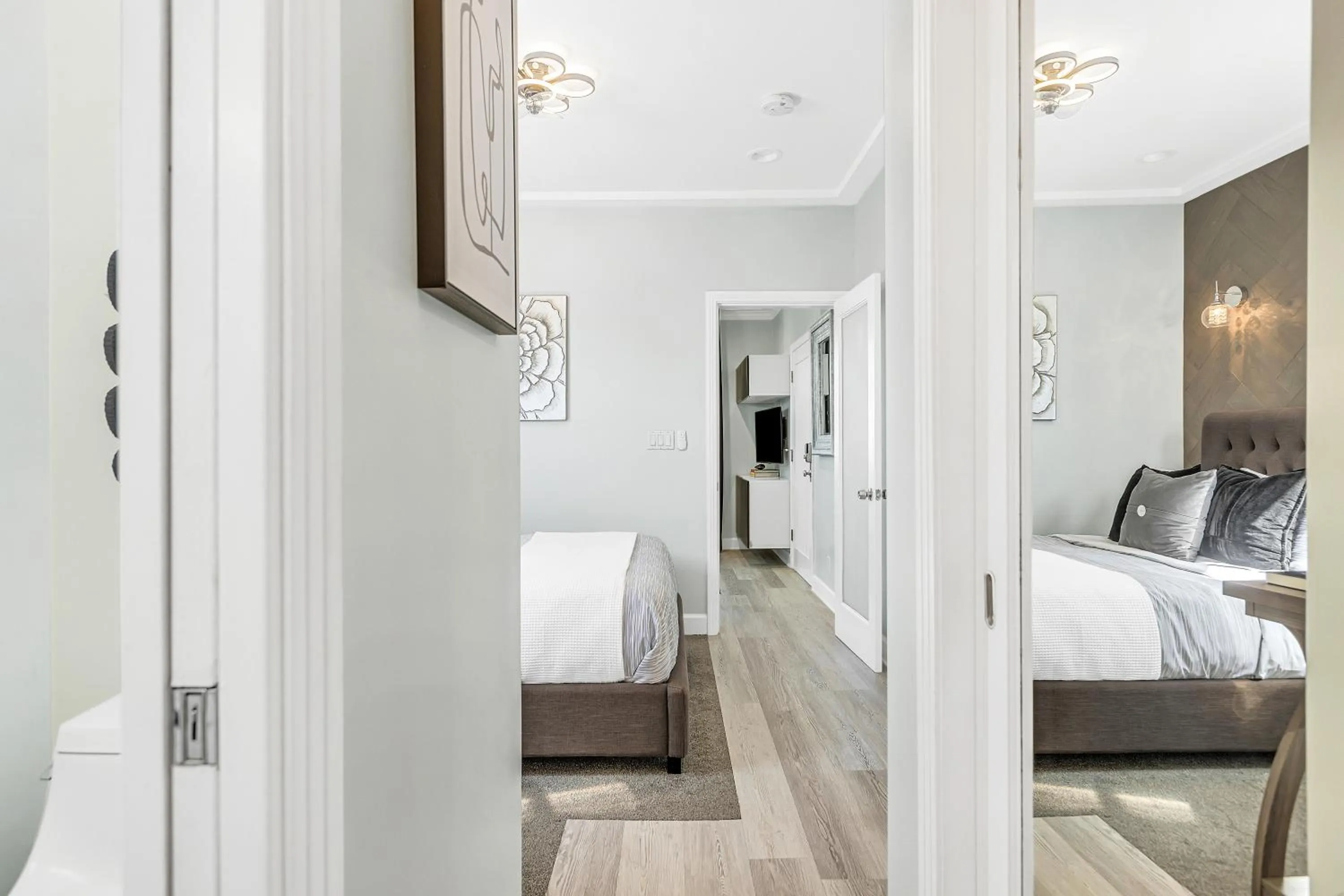 Photo of the whole room, Bed in SW Beach Hotel